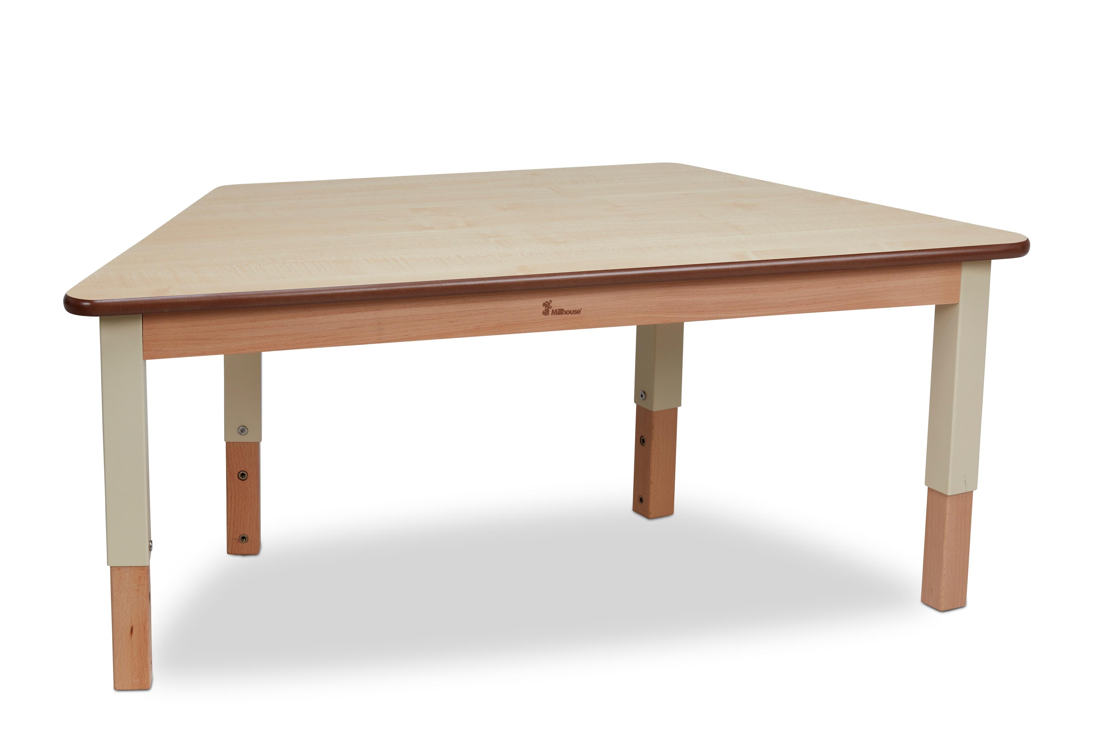 Millhouse Trapezoidal Height Adjustable Table,  L112 x W56cm