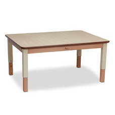 Millhouse Small Rectangular Height Adjustable Table W96 x D69.5cm 