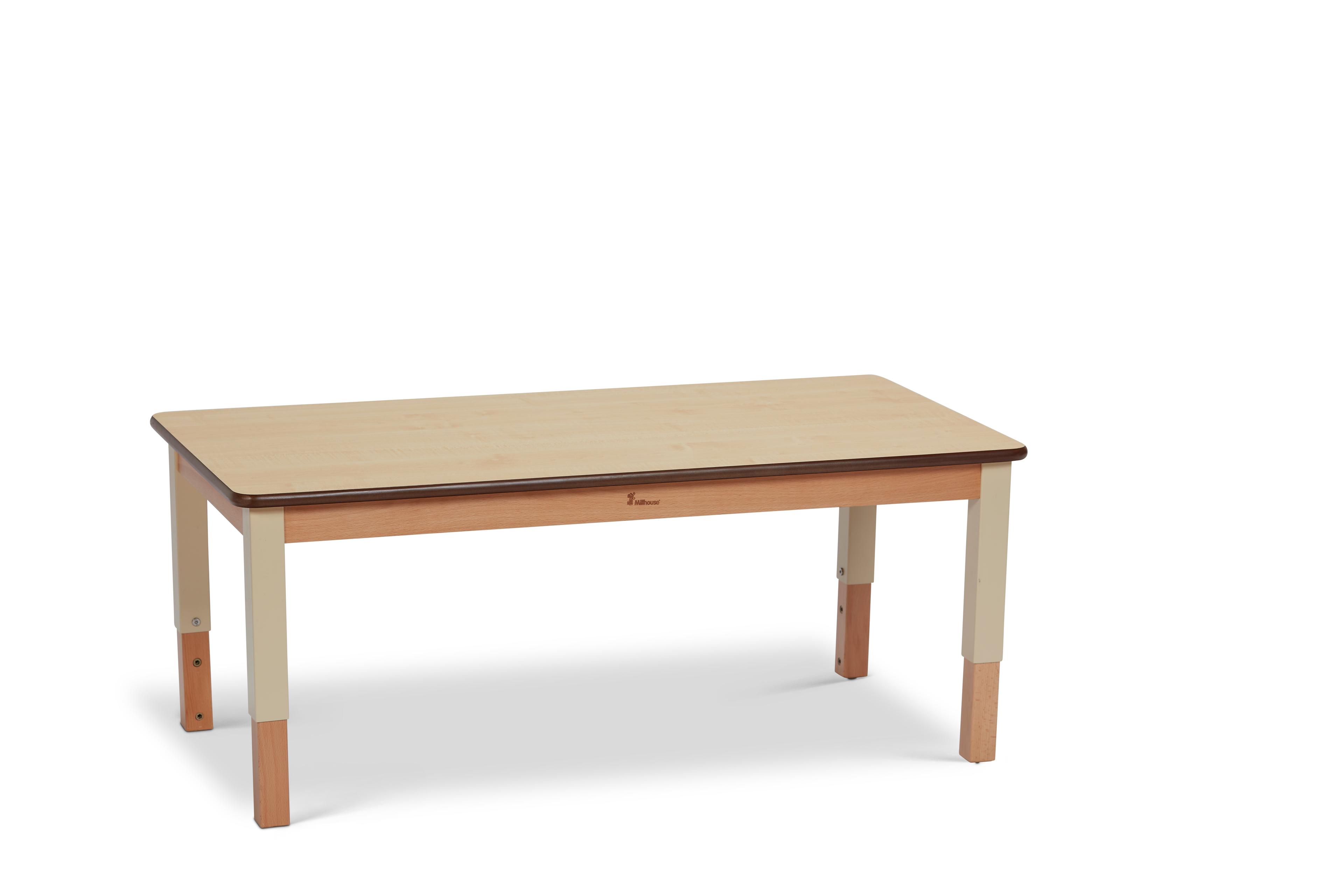Millhouse Medium Rectangular Height Adjustable Table, W112 x D56cm 