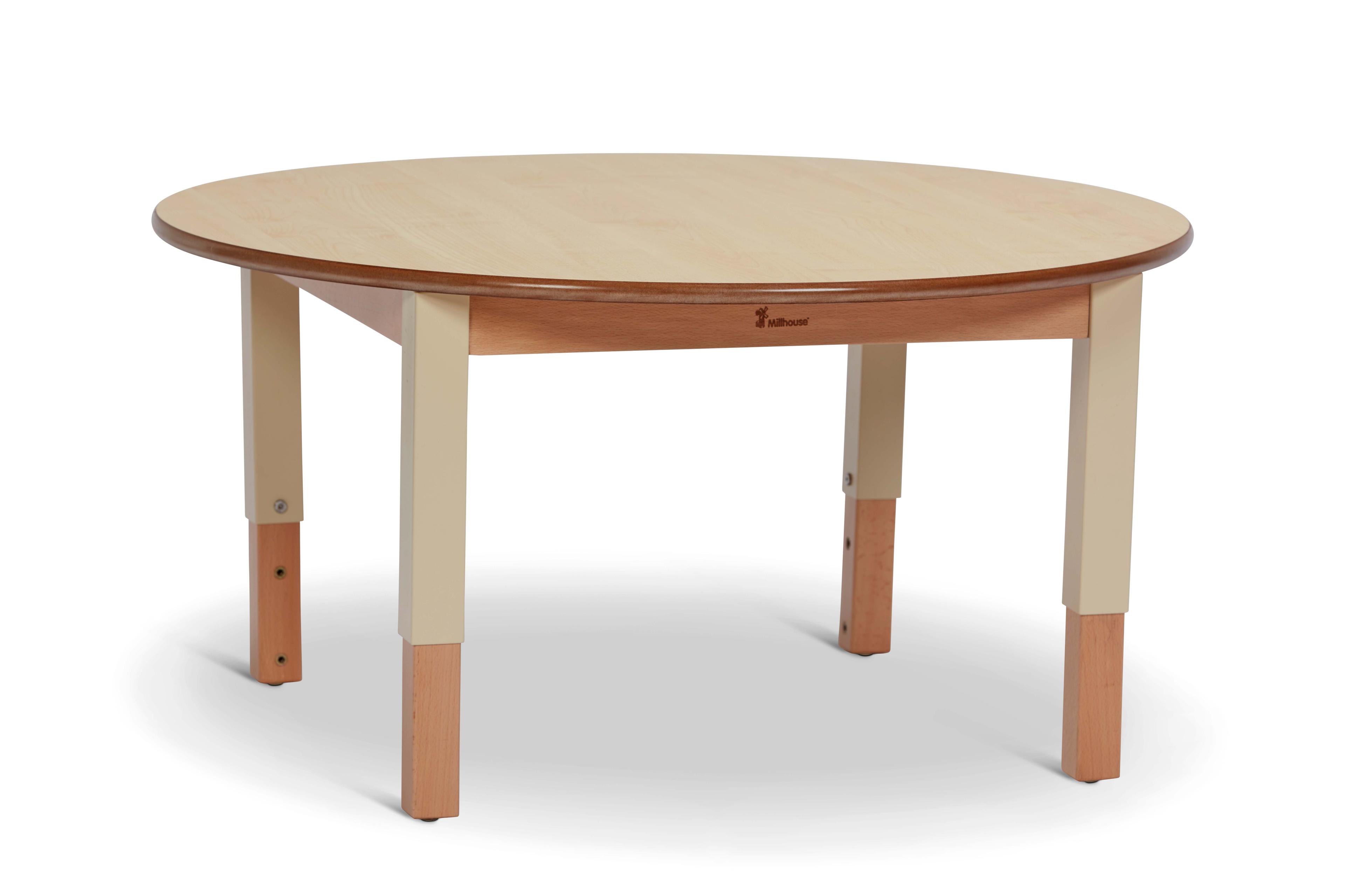 Millhouse Medium Height Adjustable Circular Table Dia90cm