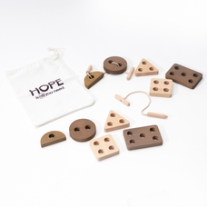 Threading and Lacing Shapes from Hope Education – Pack of 10