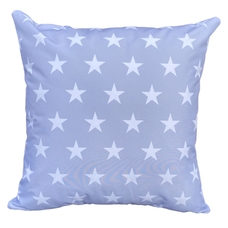 Square Grey & White Star Cushion - 45cm from Hope Education
