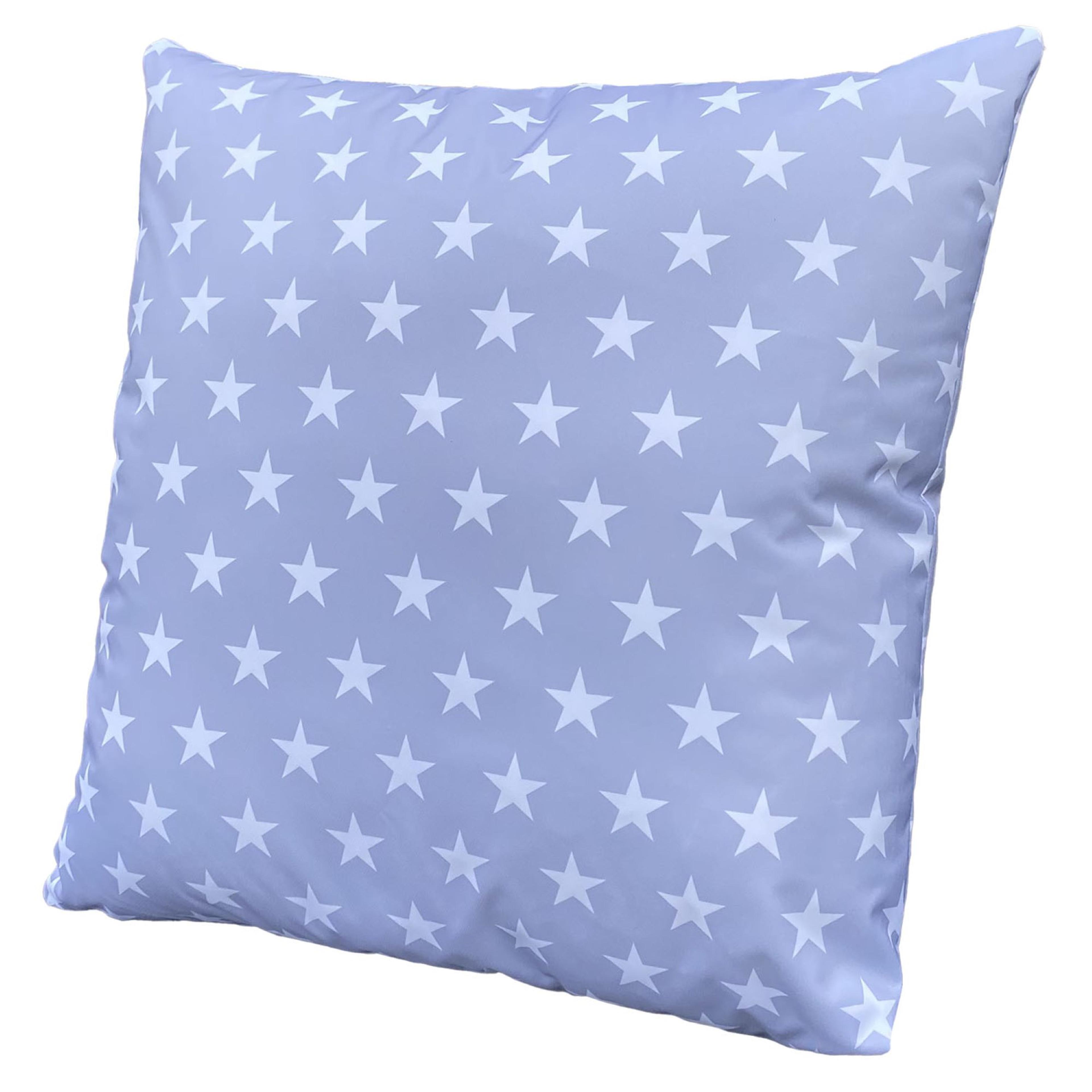 Grey & White Star 66cm Cushion from Hope Education