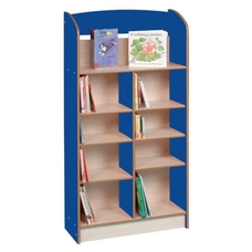 Blue Display Bookcase