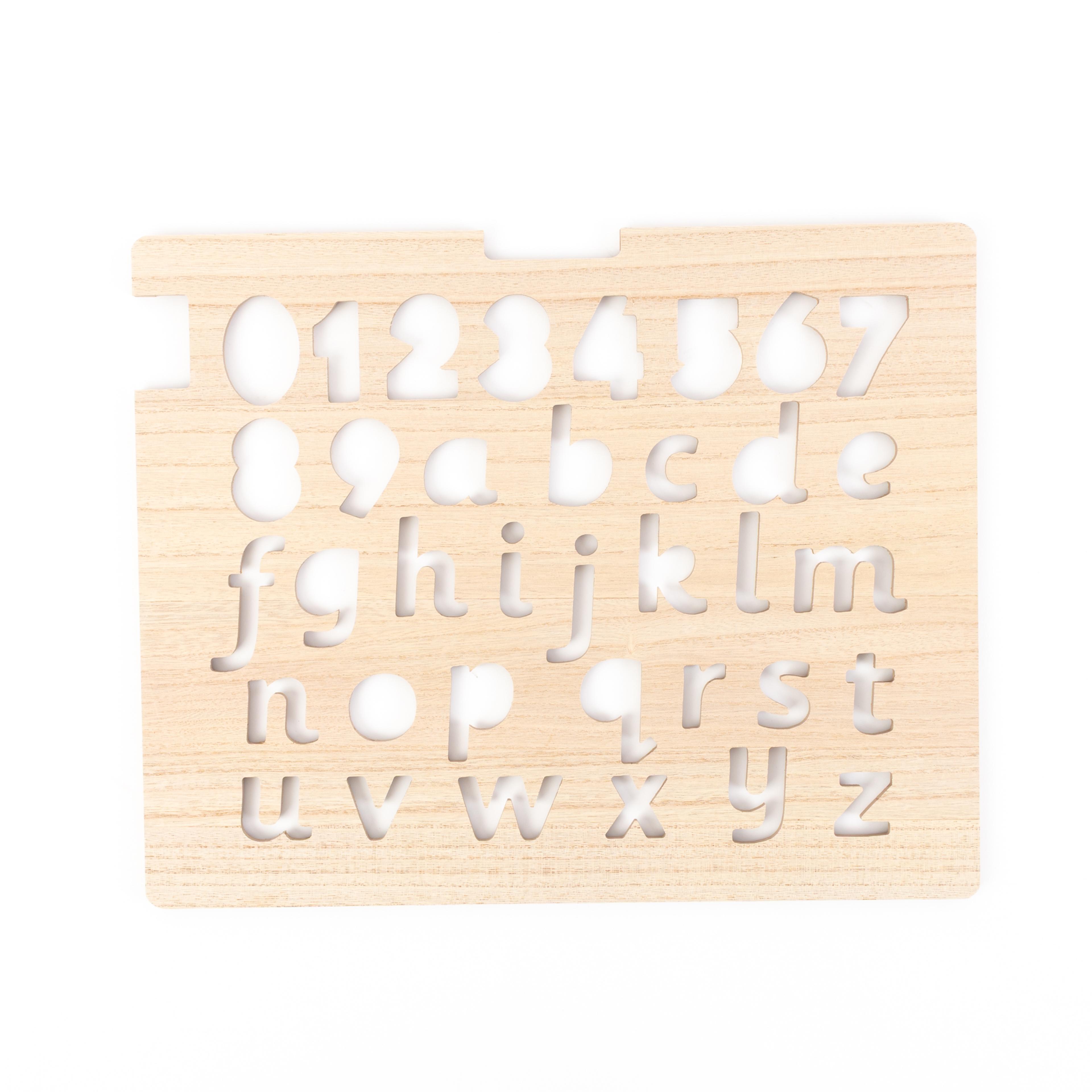 A3 Light Pad Cover – Letters & Numbers