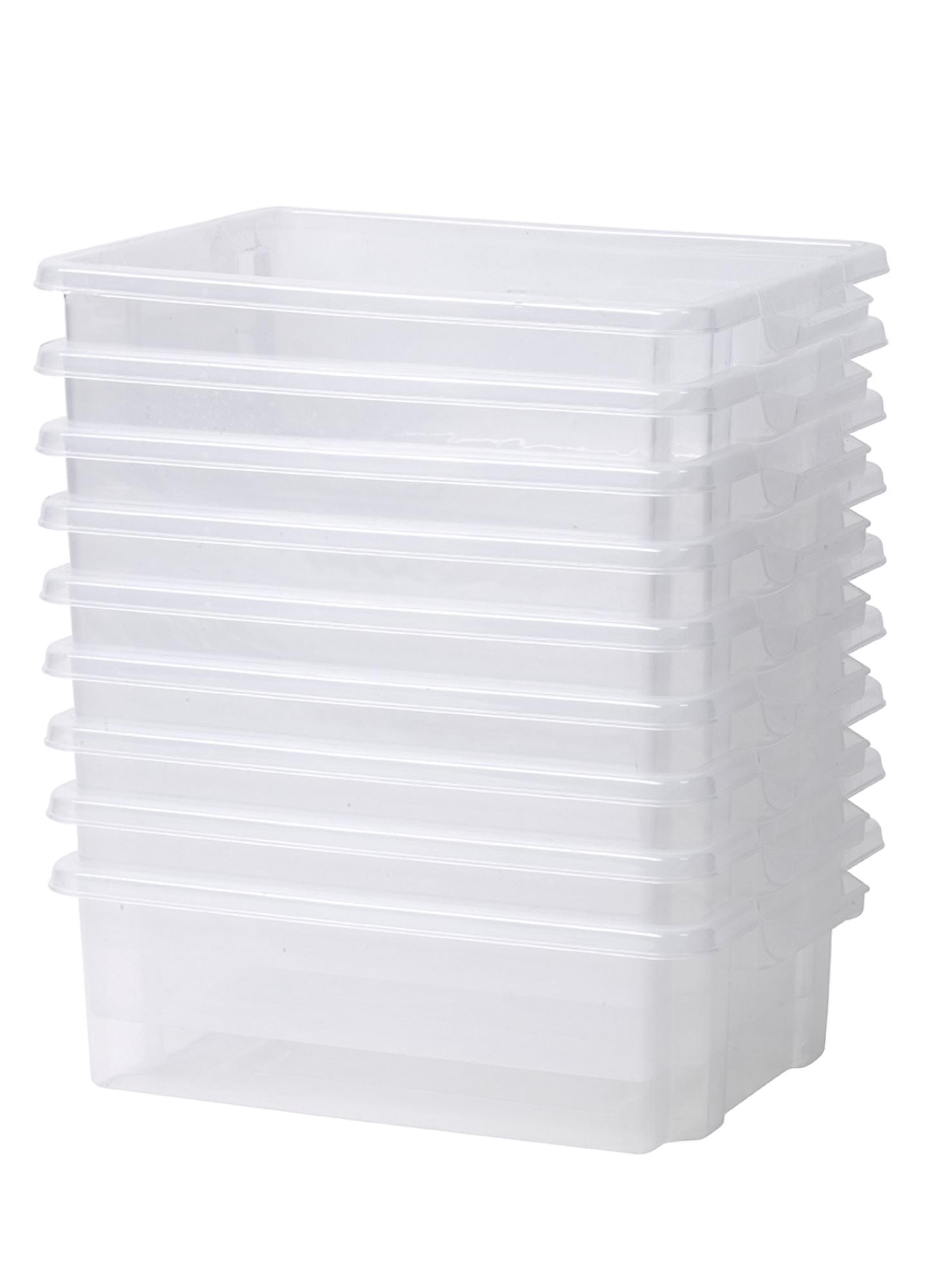 Millhouse Set of 9 Clear Shallow Tubs