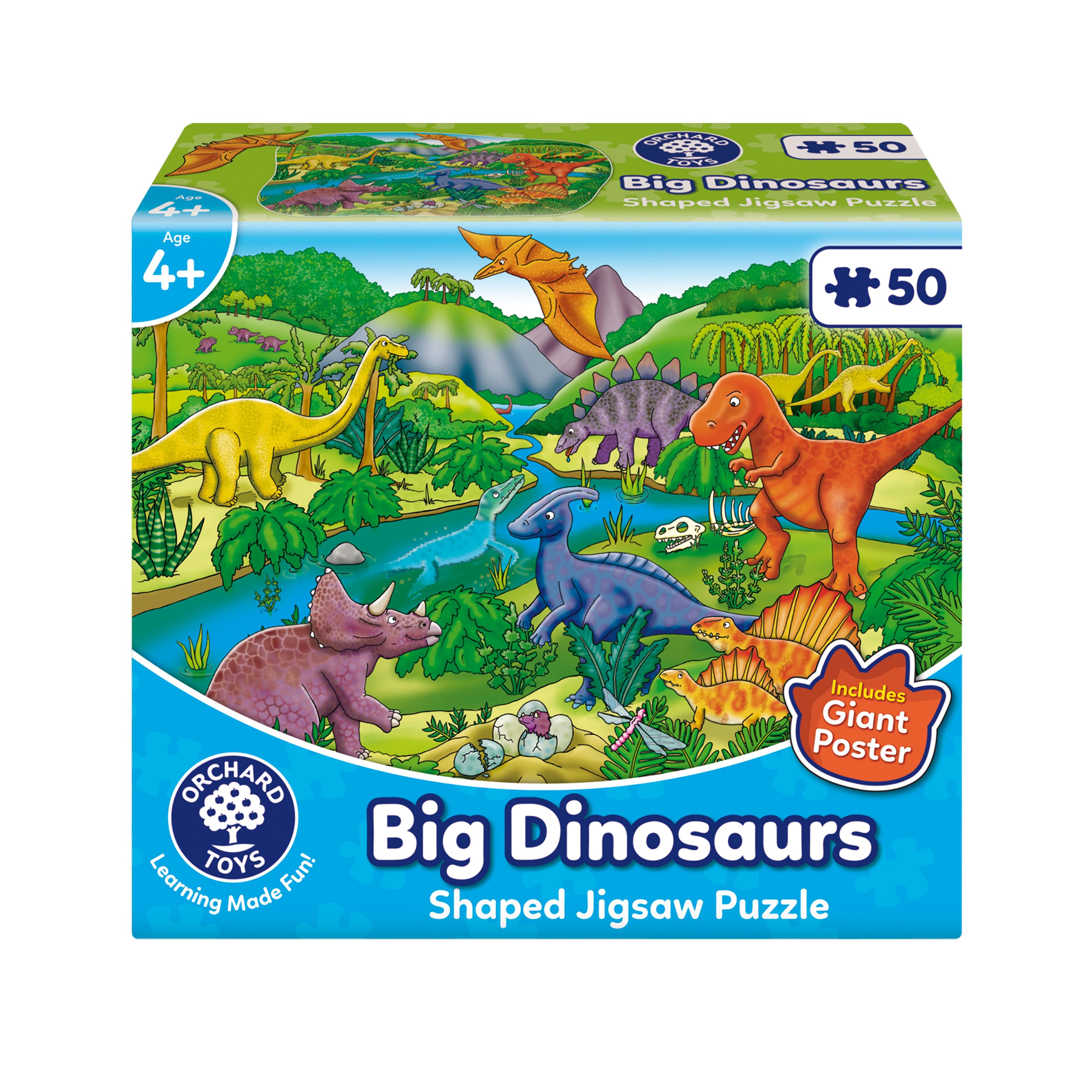 ORCHARD TOYS Big Dinosaurs Jigsaw Puzzle - 50 Piece