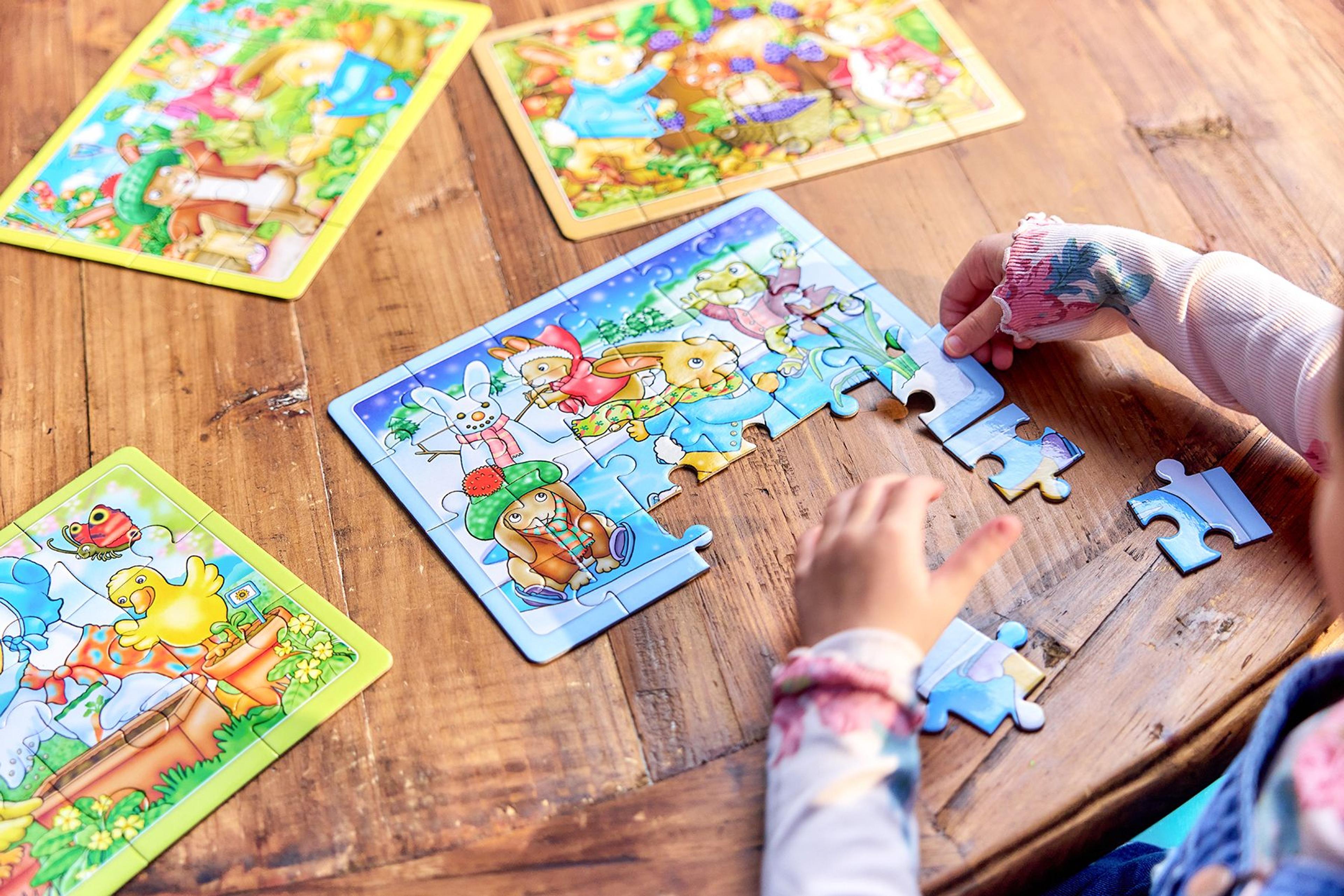 ORCHARD TOYS Peter Rabbit 4 in a box Puzzles 