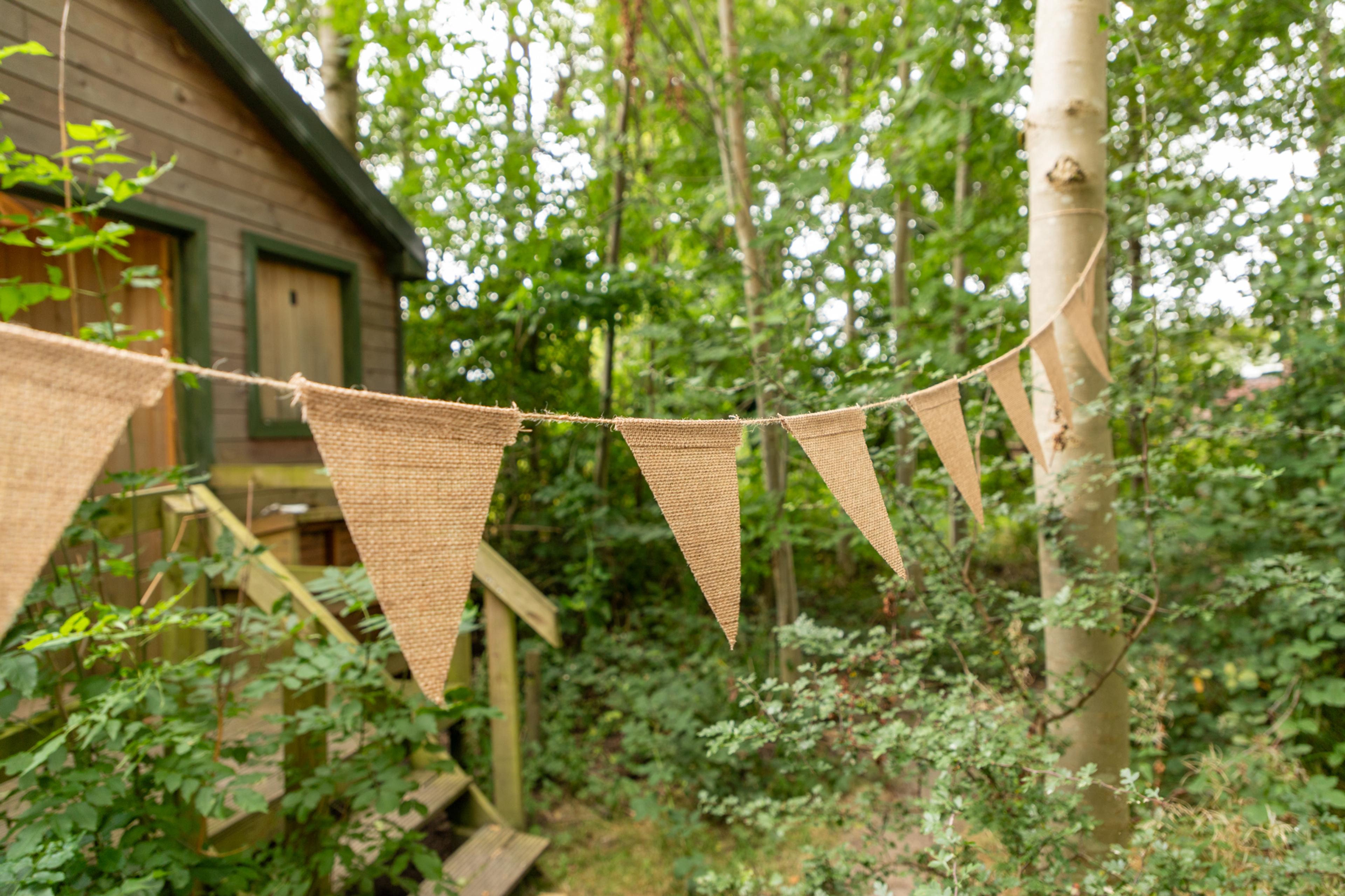 Hessian Bunting from Hope Education 
