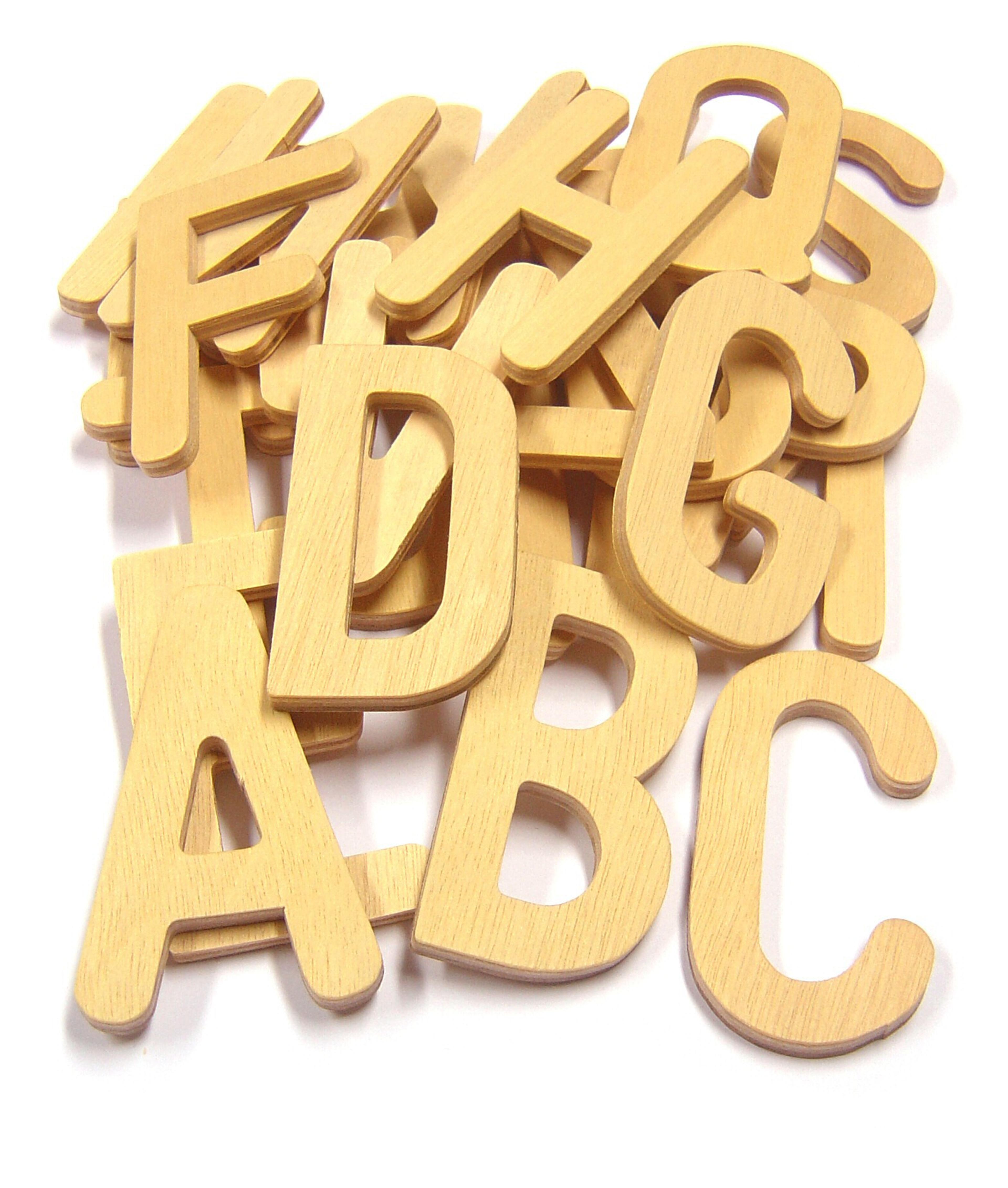 Wooden Upper Case Letters - Pack of 26