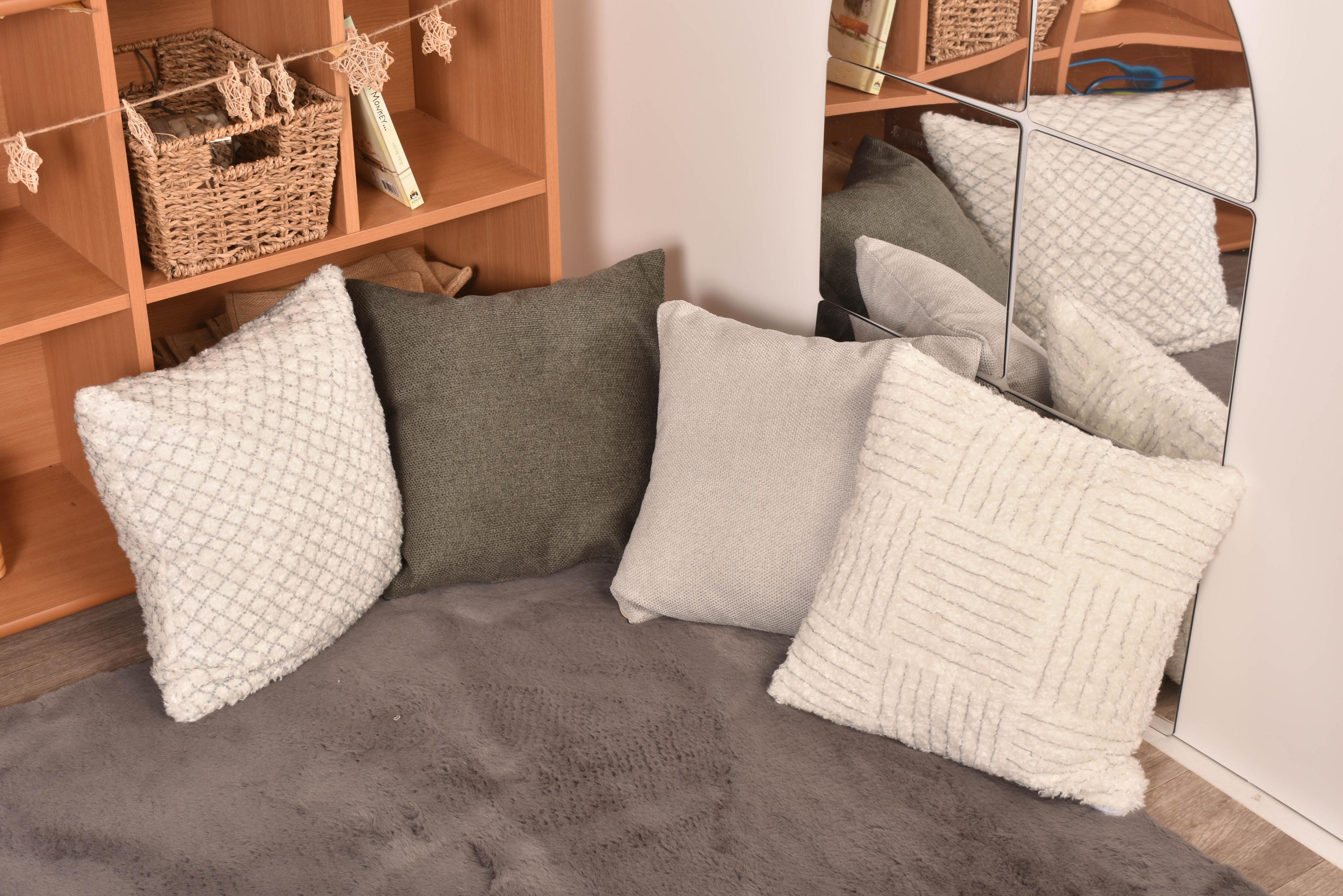 Set of 4 Geo Print Cushions from Hope Education 