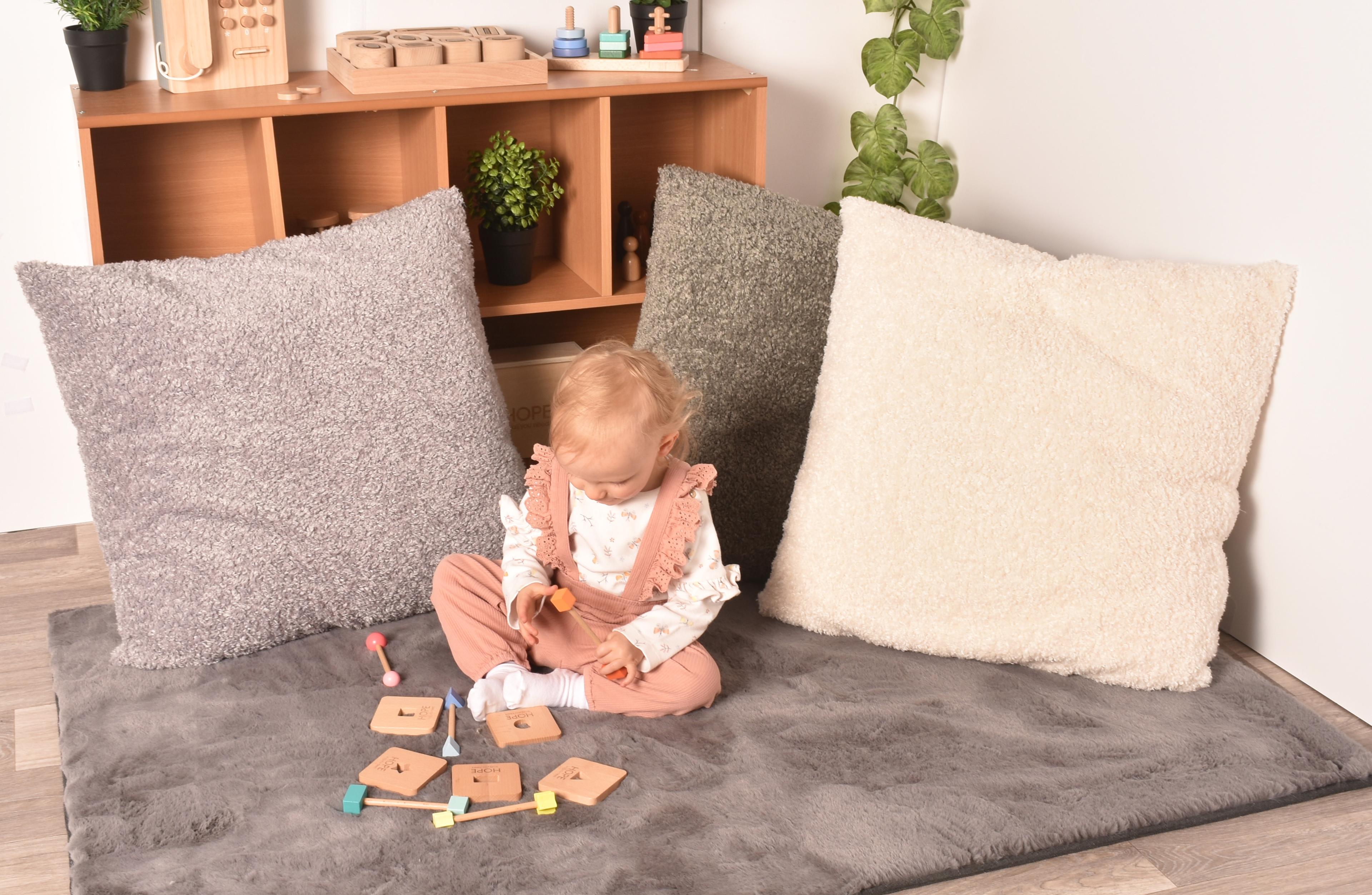 Jumbo Super Soft Boucle Cushions from Hope Education - Pack of 3