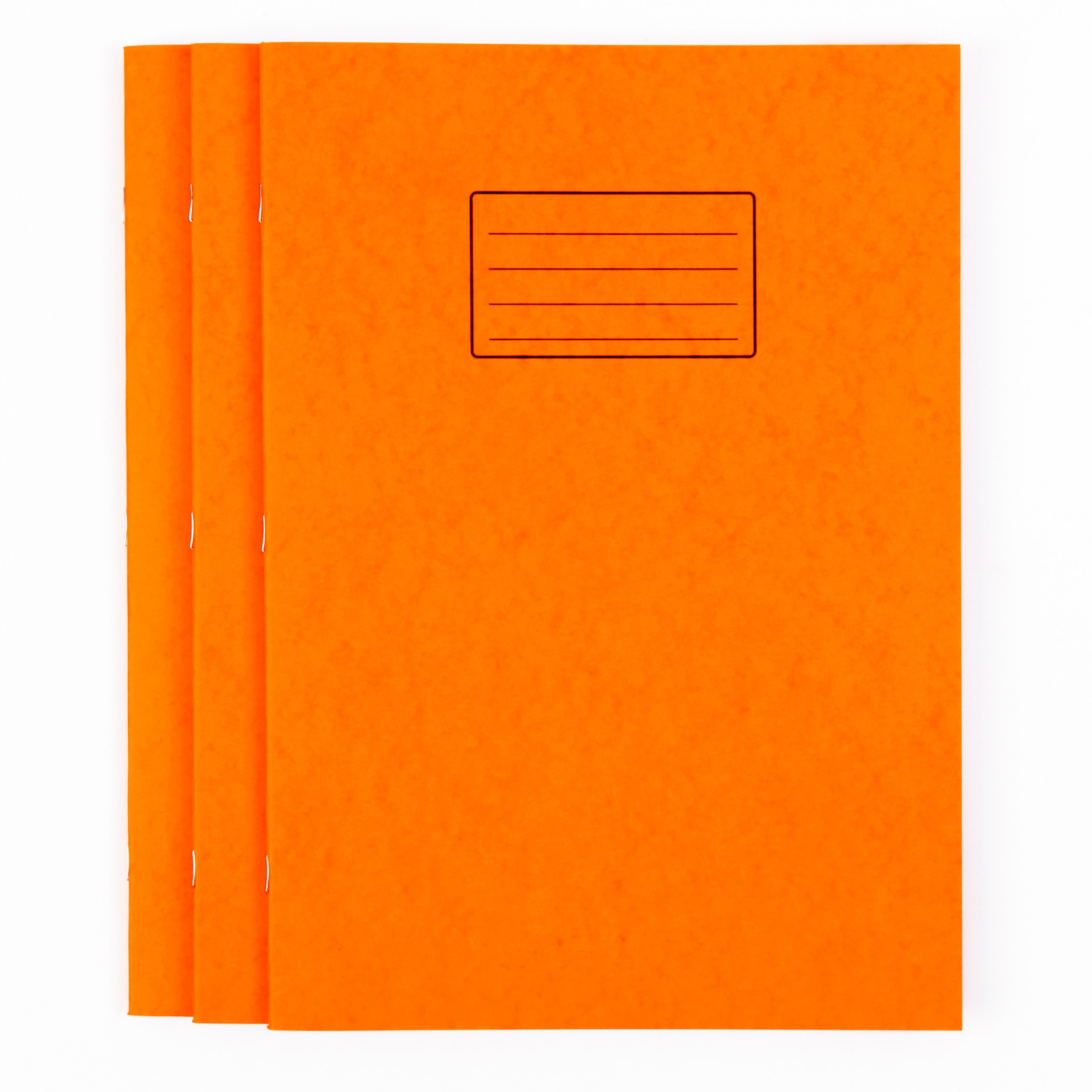 Classmates A4+ 80pg 8mm with margin Ruled Orange PK50