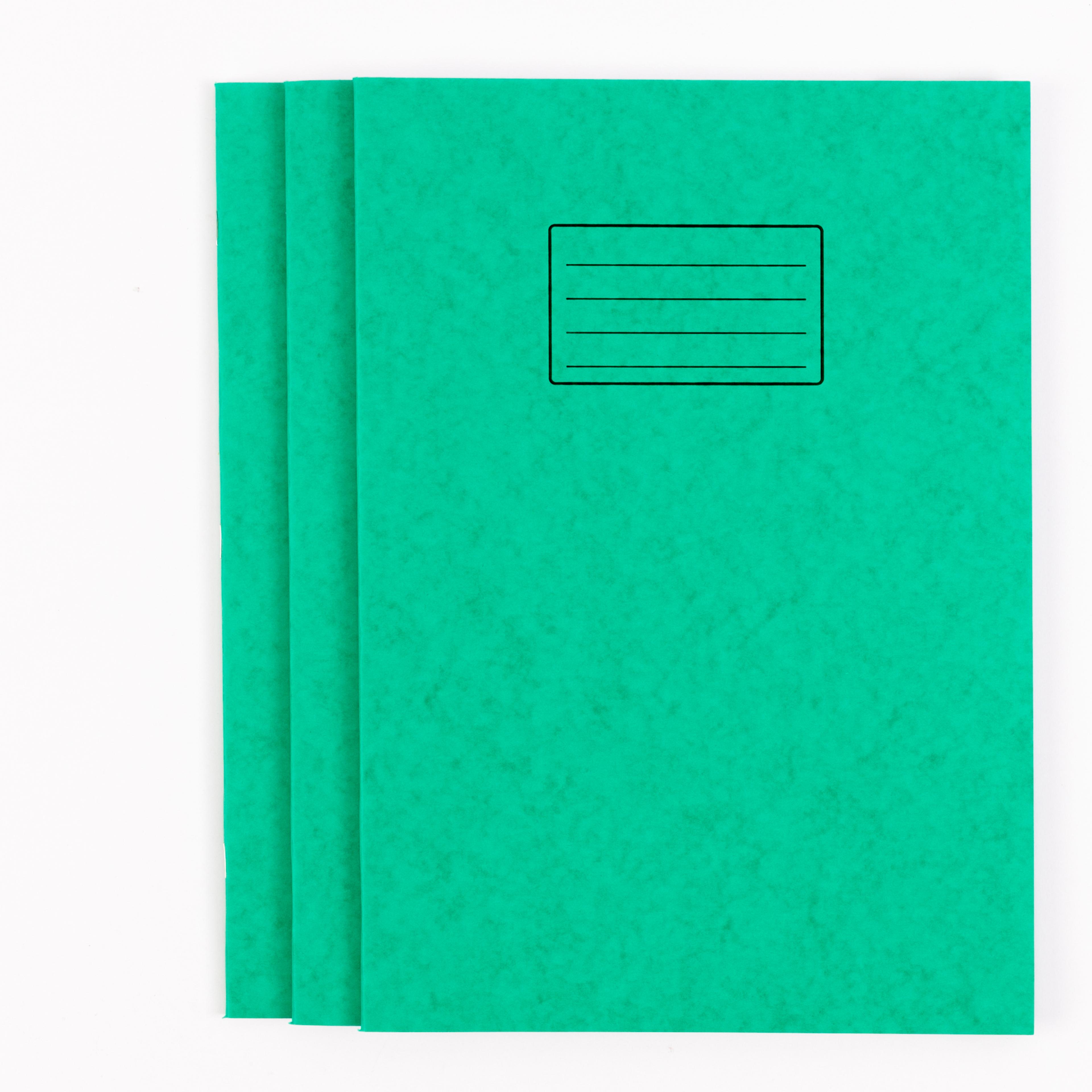 Classmates A4+ Exercise Book 80 Page, 8mm Ruled With Margin, Green - Pack of 50