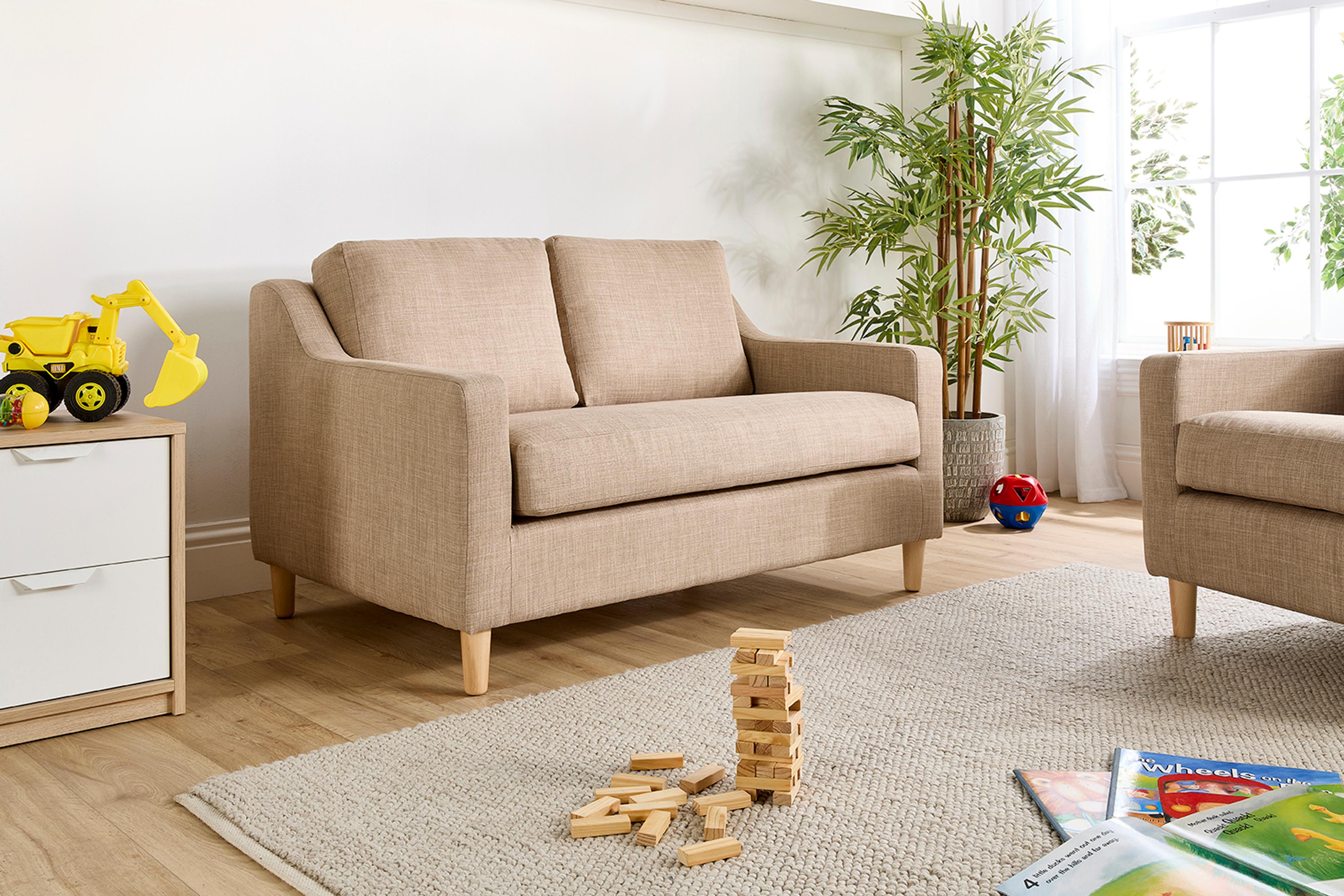 Natural 2 Seater Cuddle Sofa - from Hope Education