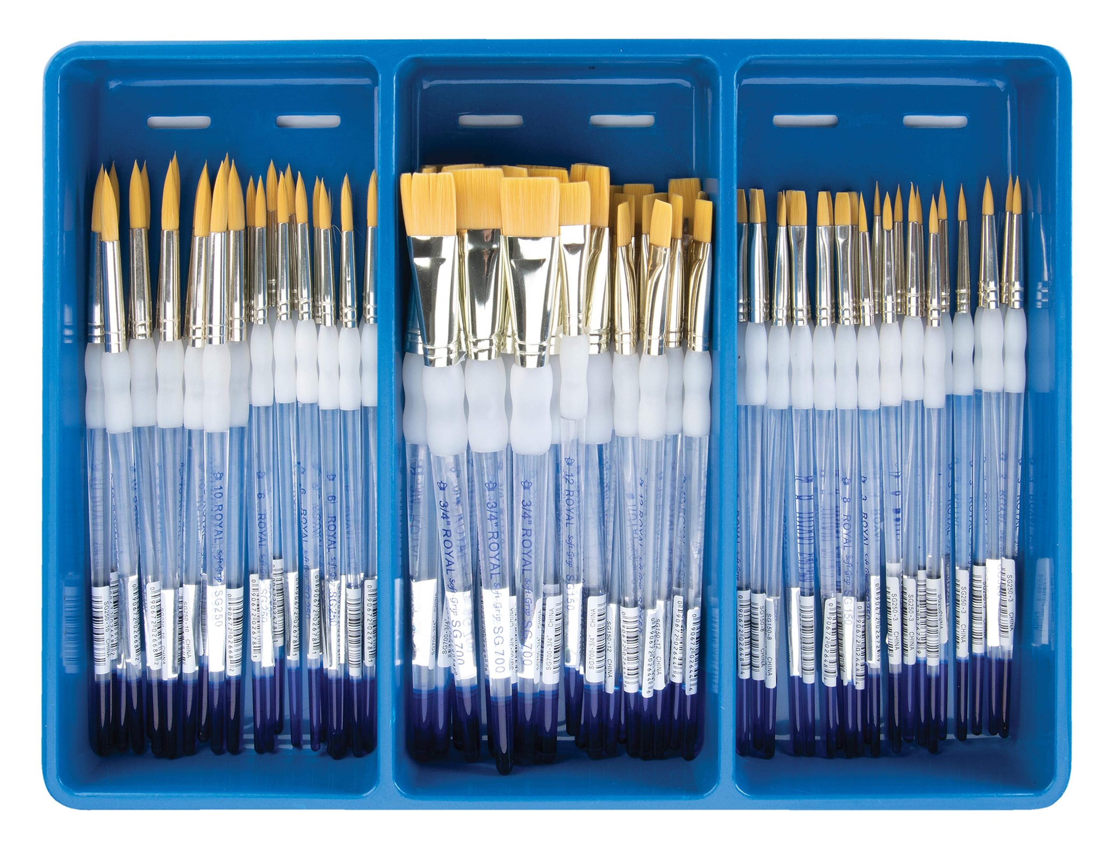 Royal & Langnickel Soft Grip Brushes - Pack of 72