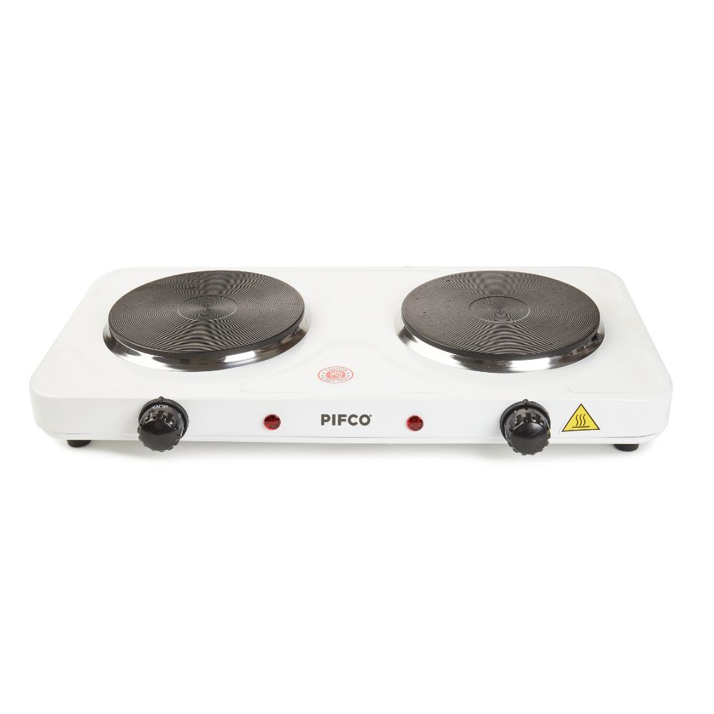 Pifco Double Electric Hob - White