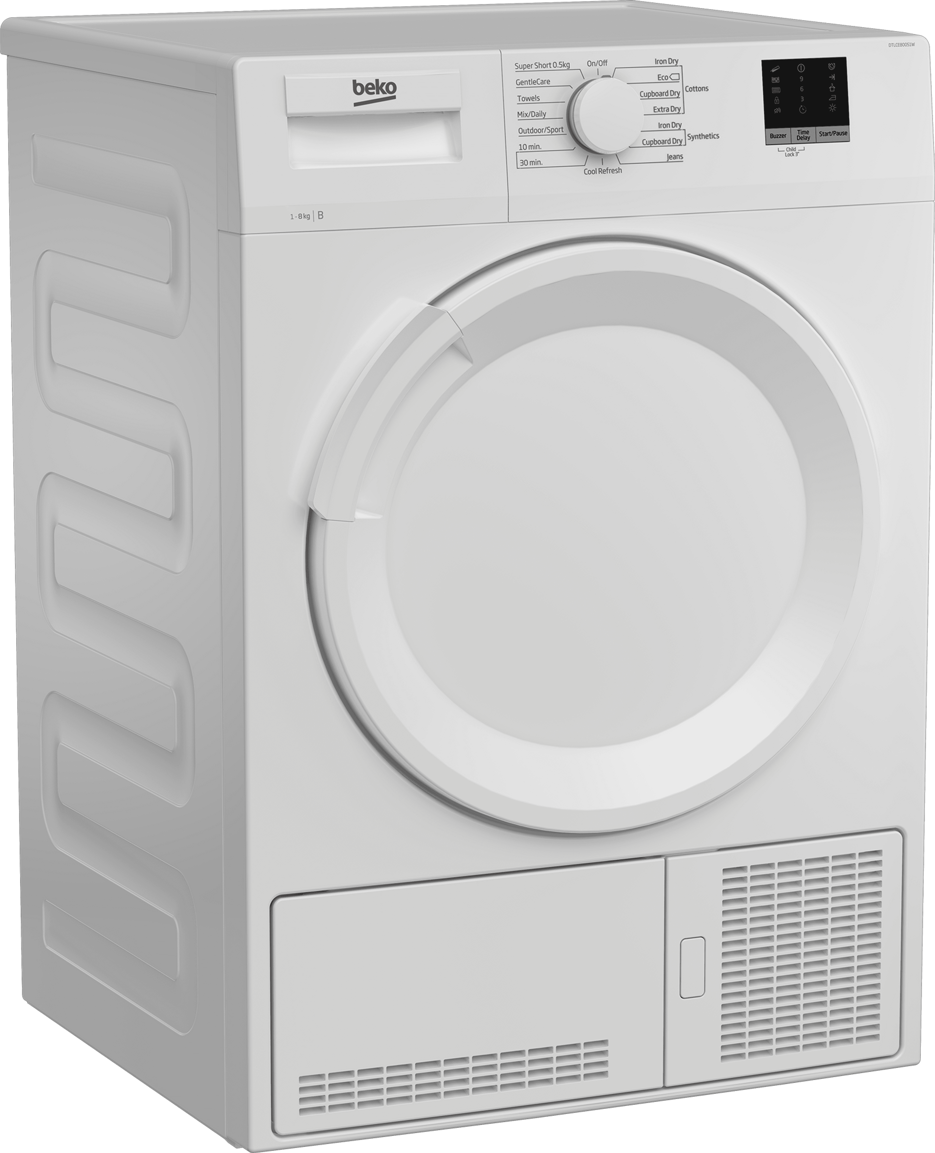 BEKO 8kg Tumble Dryer - White