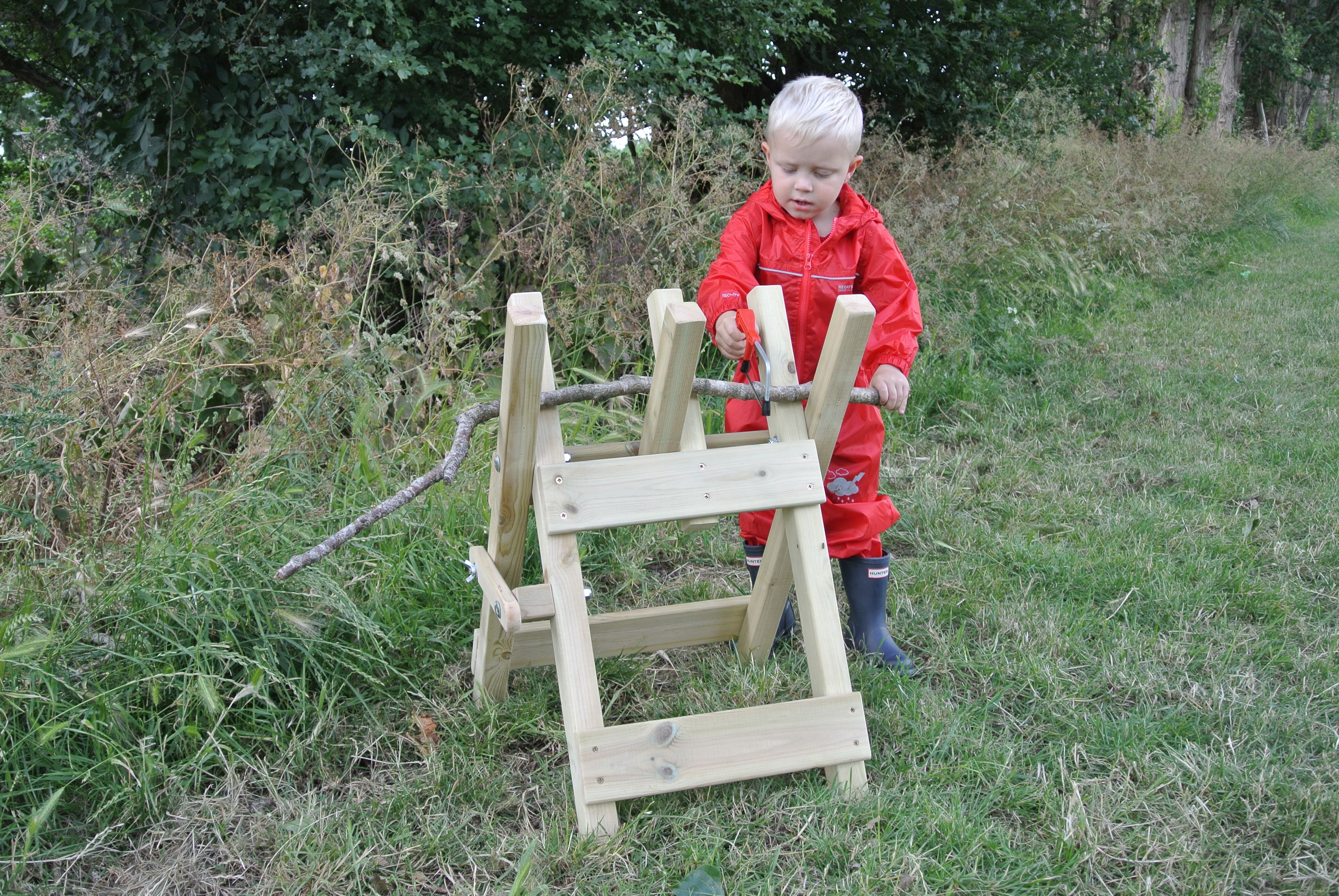 Wooden Saw Horse from Hope Education