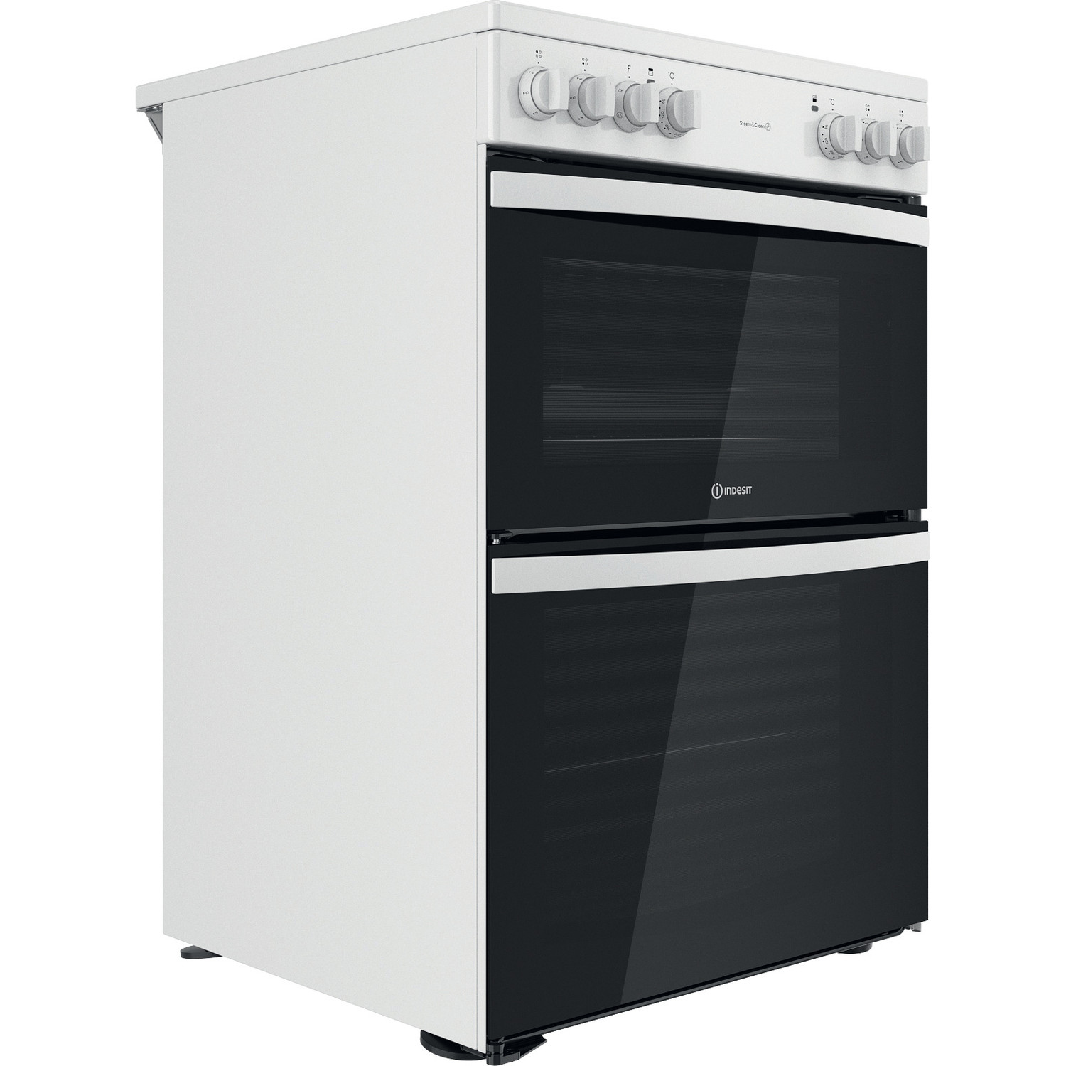 Indesit Electric Freestanding Double Cooker 