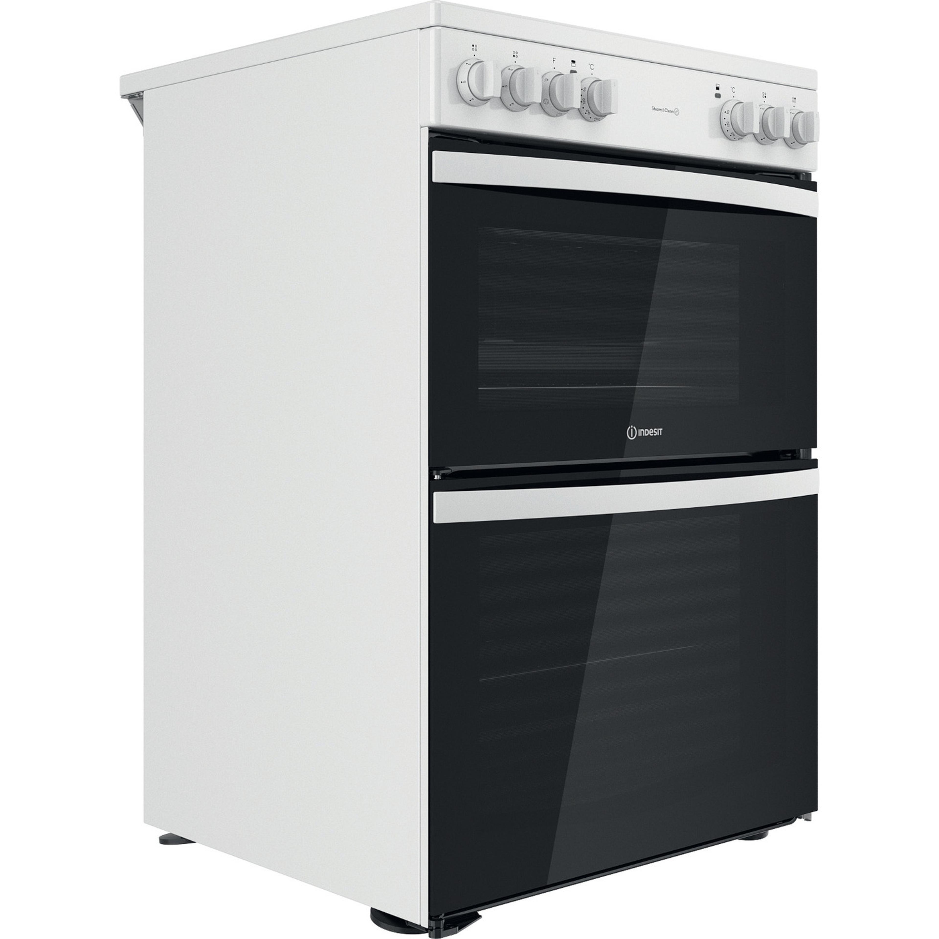 Indesit Electric Freestanding Double Cooker 