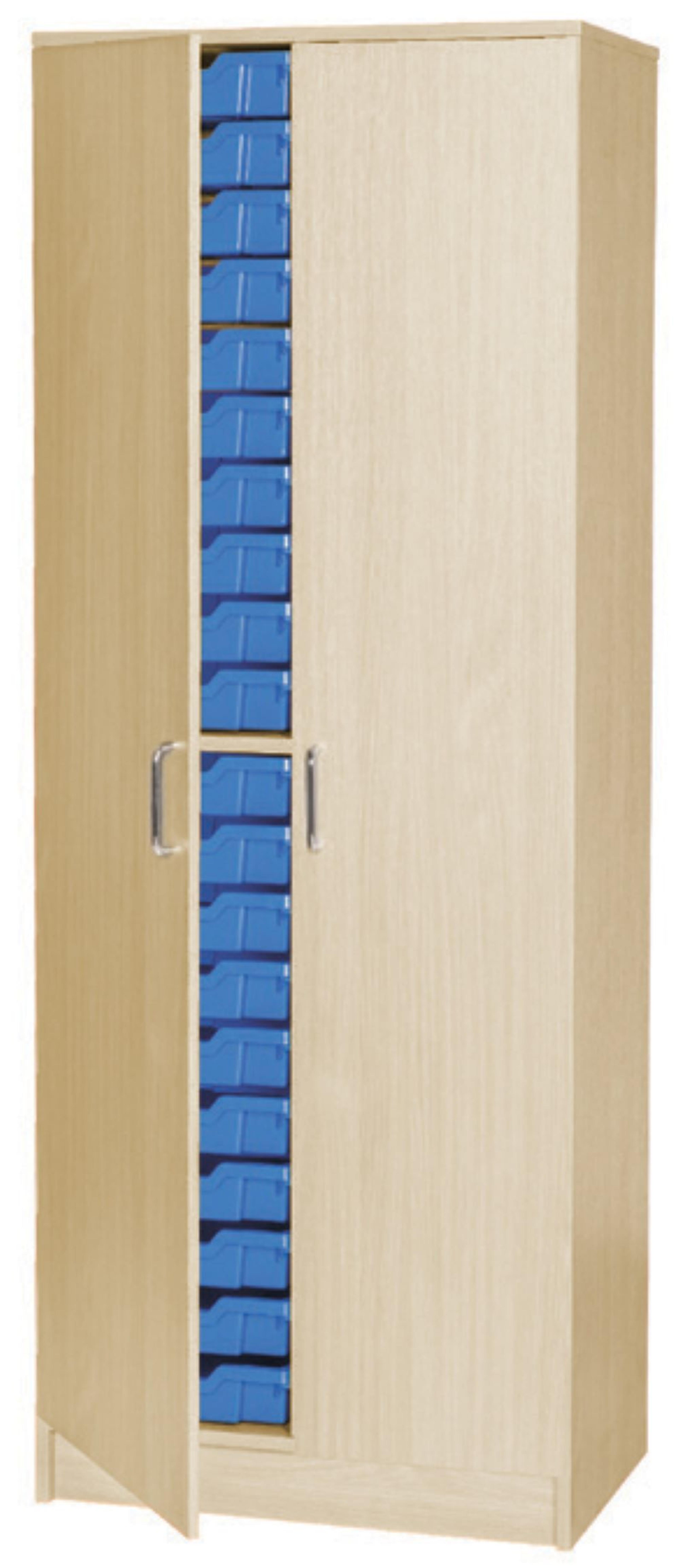 Galt Double Column 40 Tray Storage Cupboard