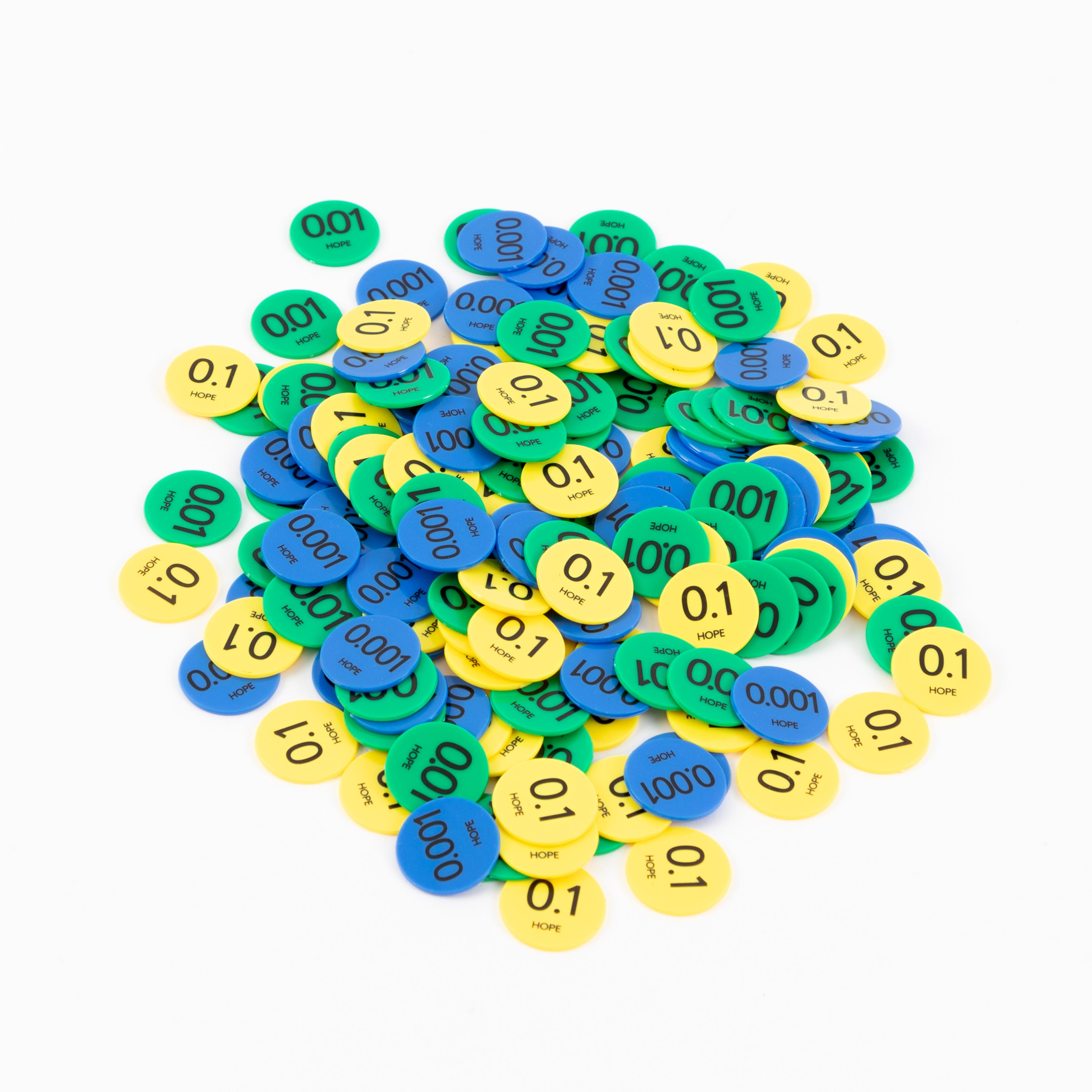 Decimal Place Counters from Hope Education - Pack of 300