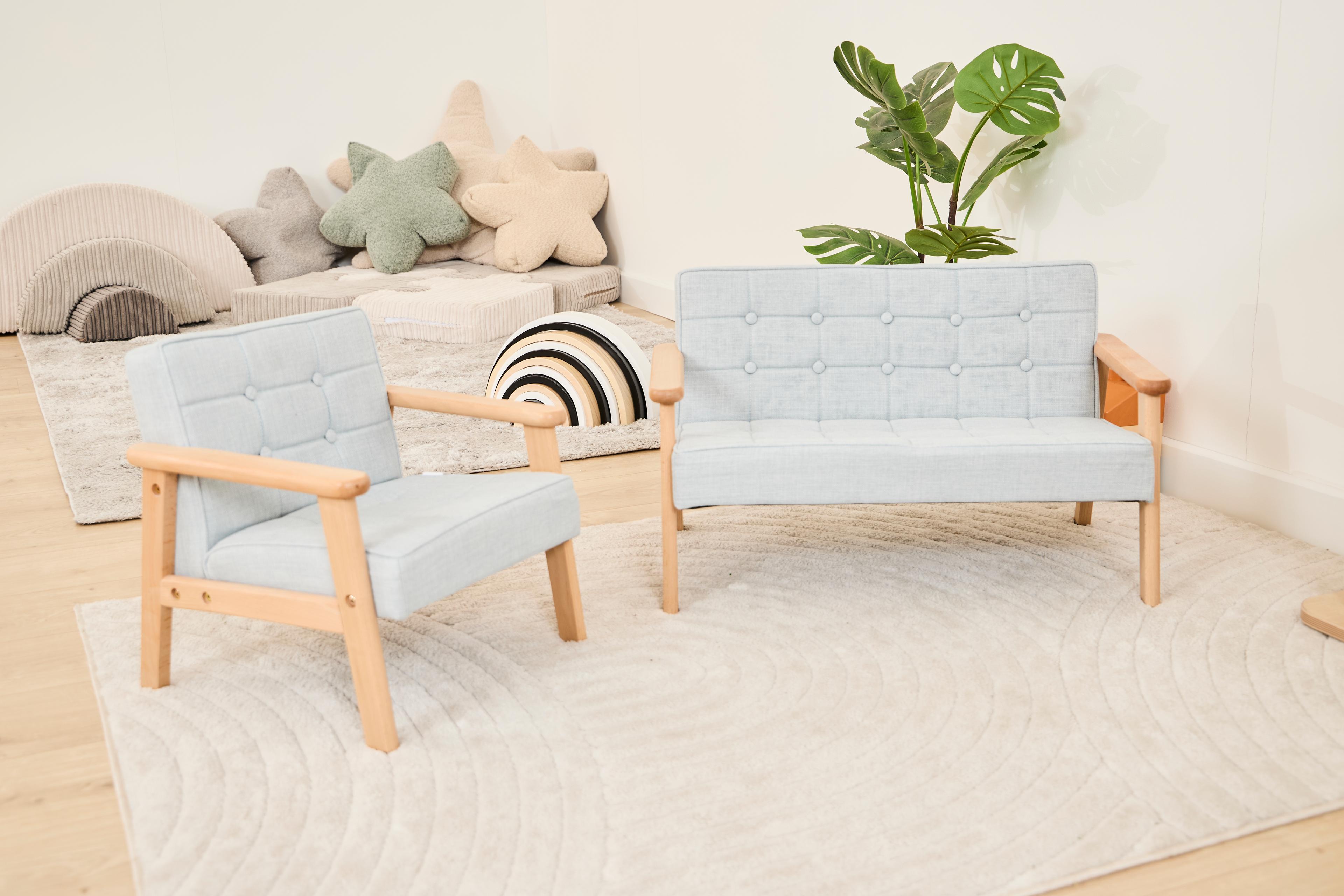 Children Chair and Sofa Set from Hope Education - Teal