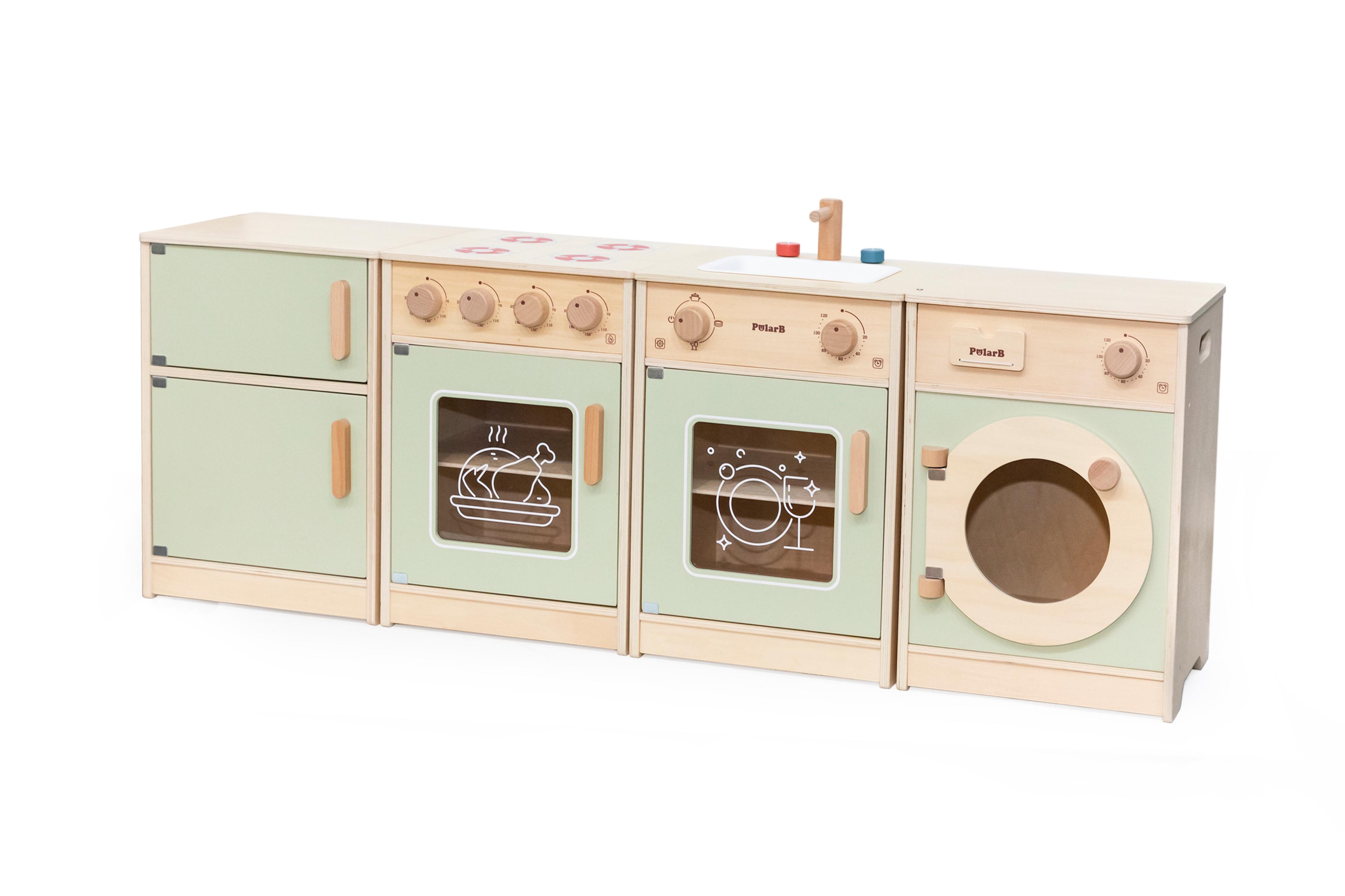 PolarB Sage Green Toddler Kitchen