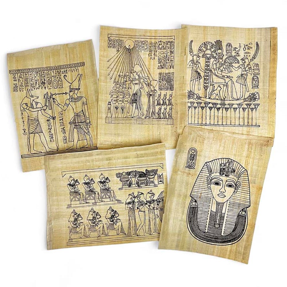 Wildgoose Egyptian Papyrus Prints Pack of 5