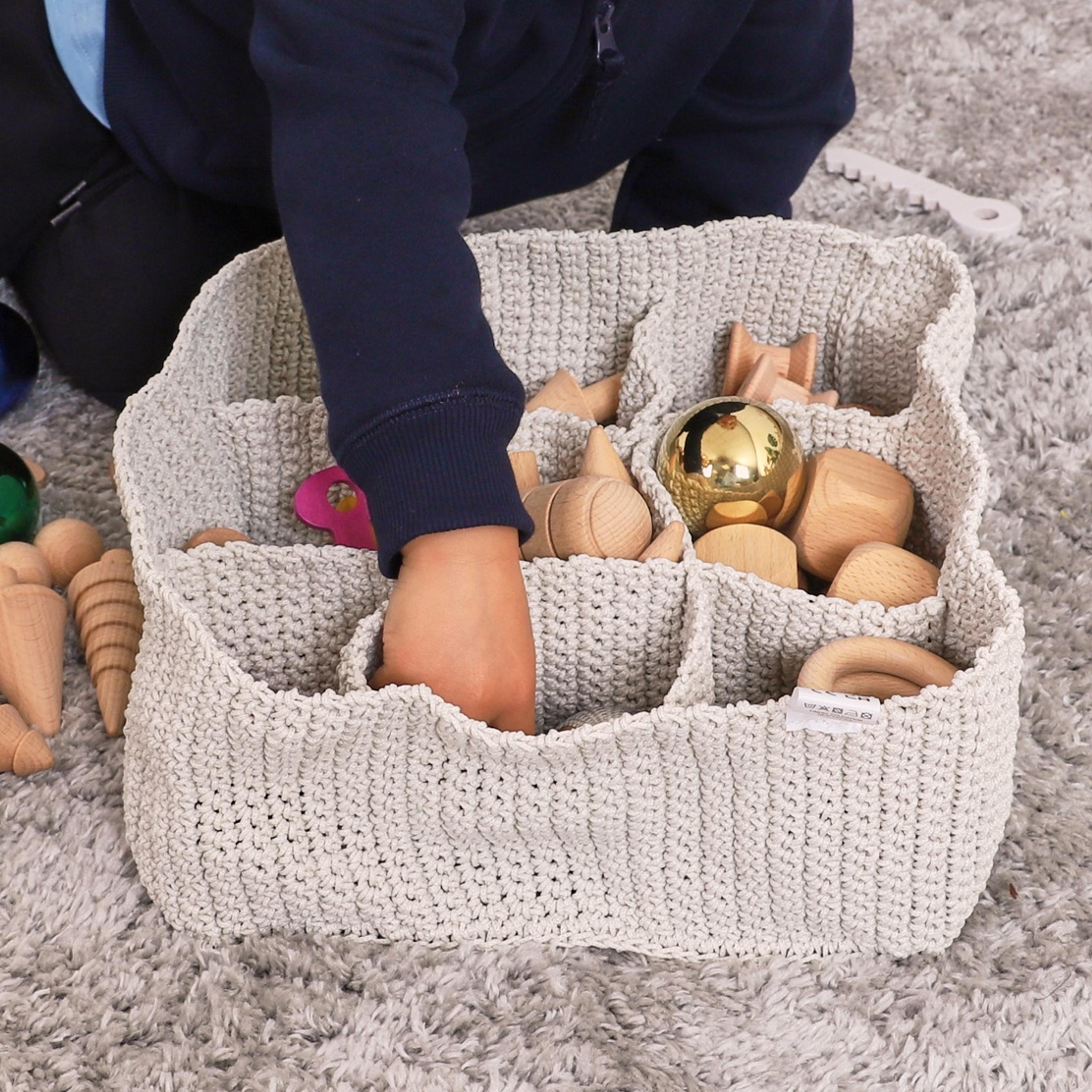 Cotton Loose Parts Tray from Hope Education