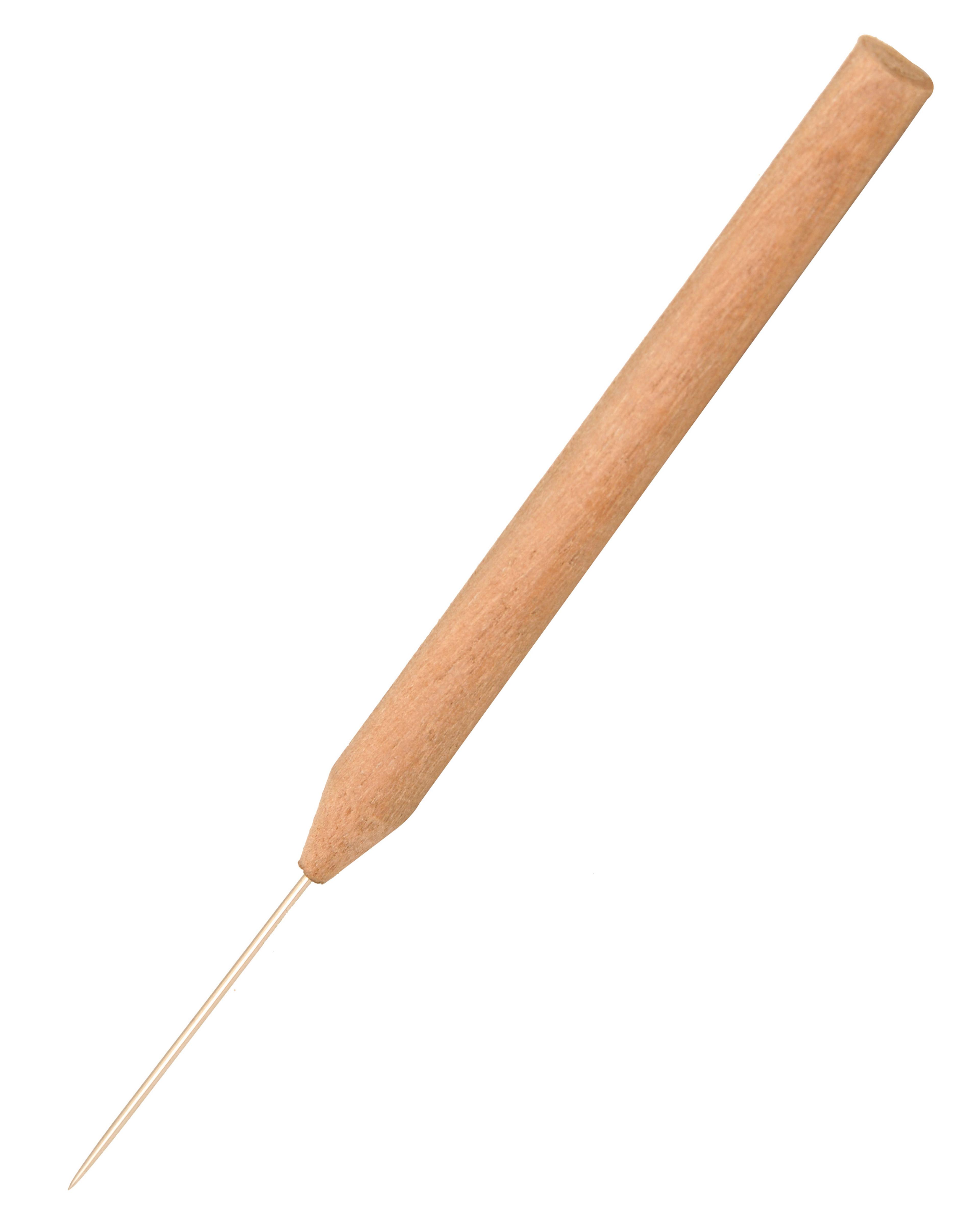 Mounted Needle with Hardwood Handle 120mm - Pack of 10