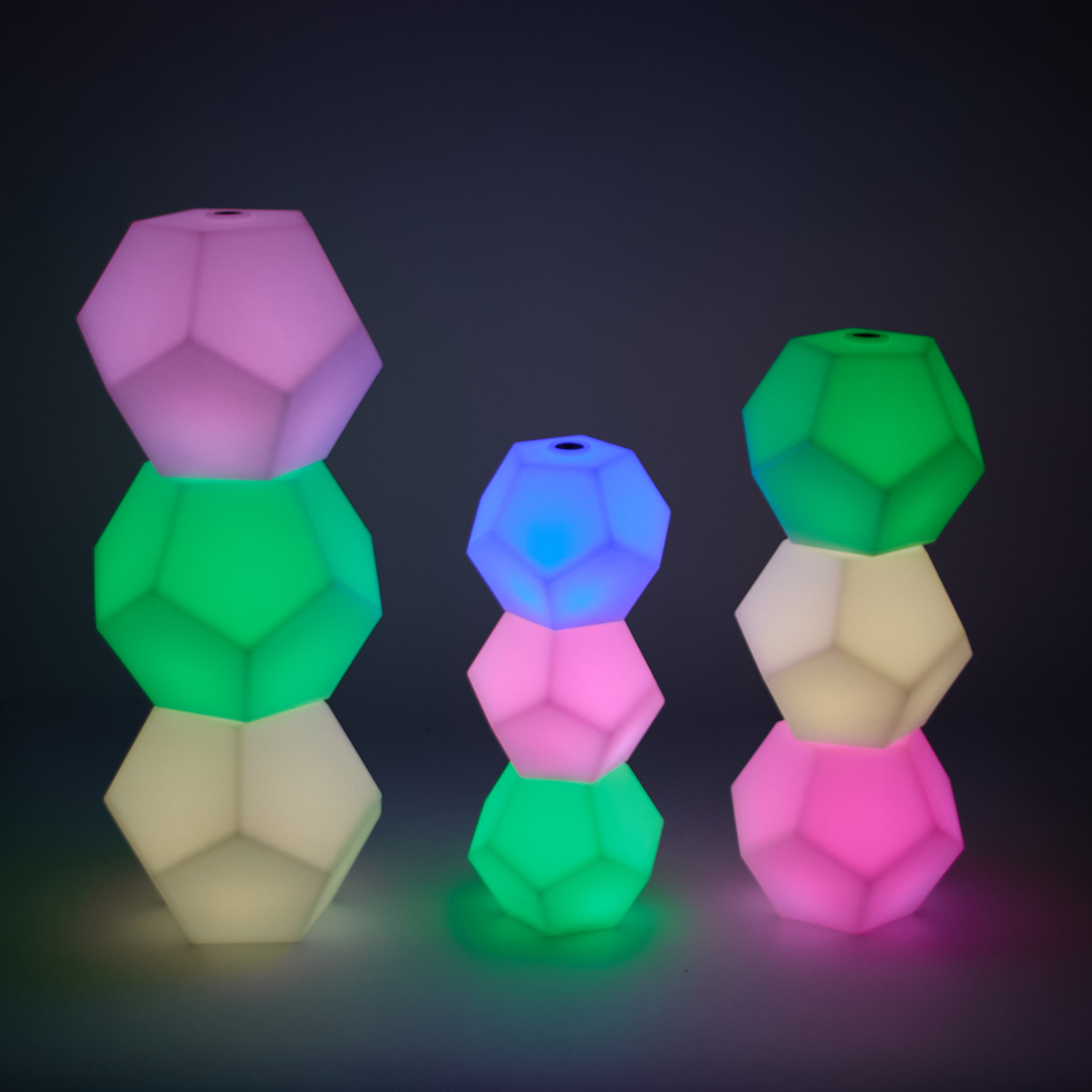 Light Up Boulders - Set of 9
