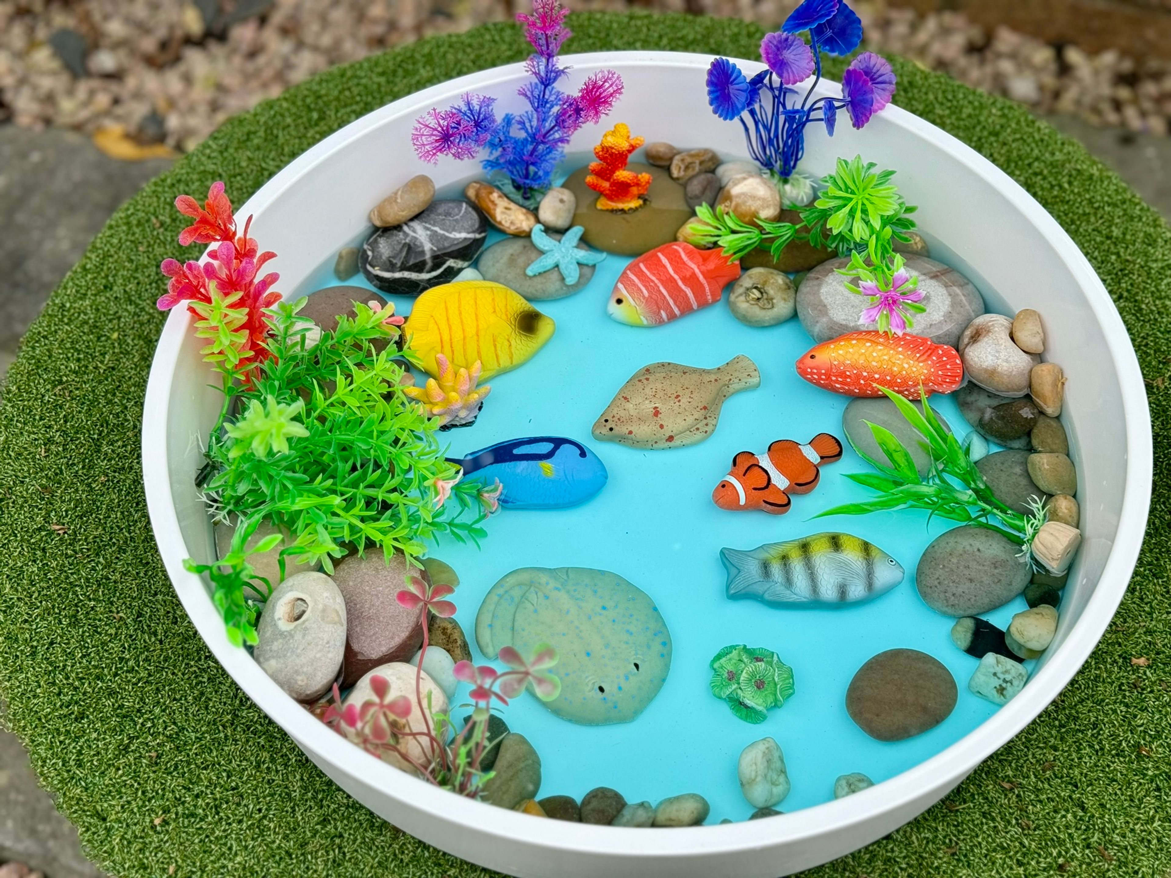 Yellow Door Sensory Play Stones - Fish