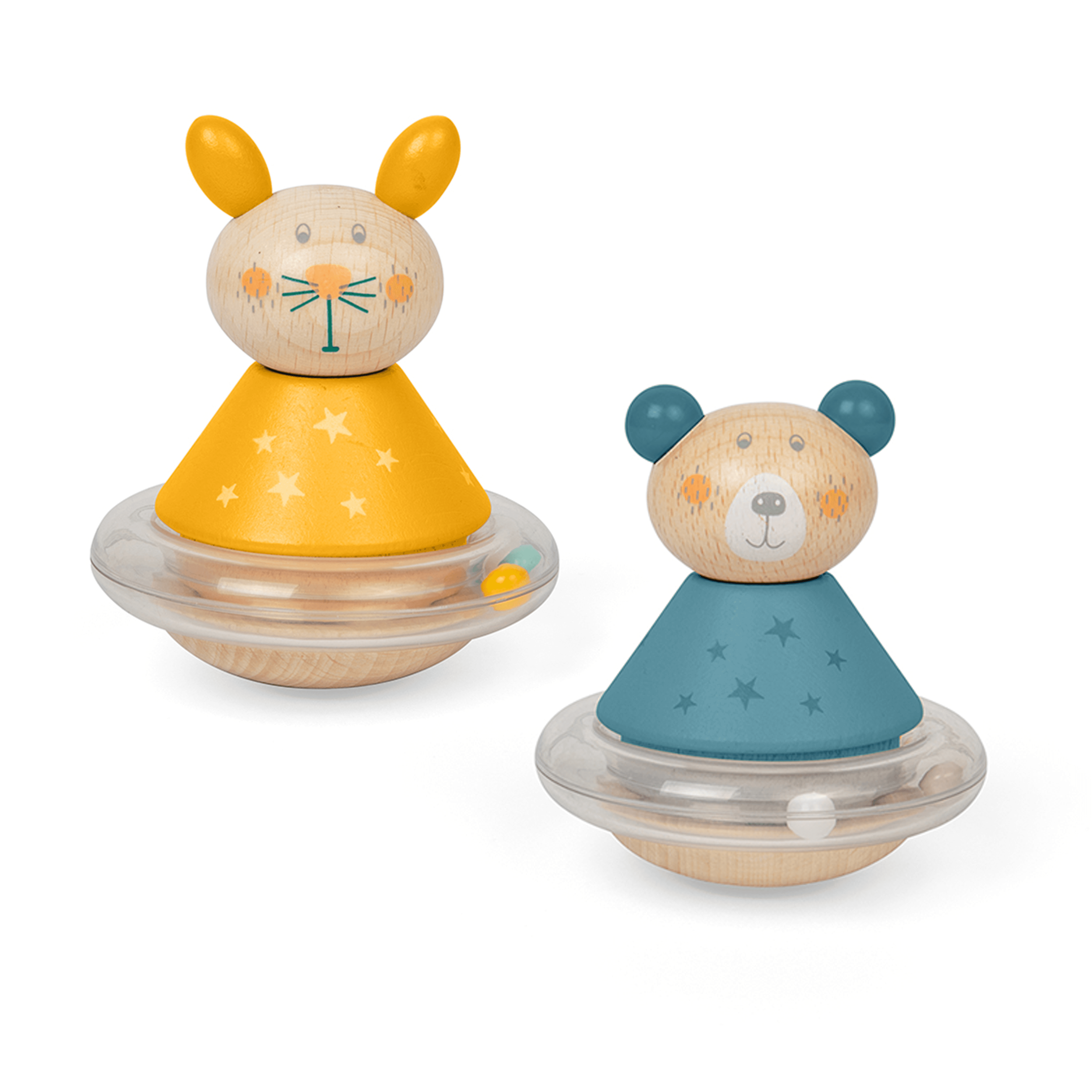 BIGJIGS Toys Roly-Poly Animals - Pack of 2