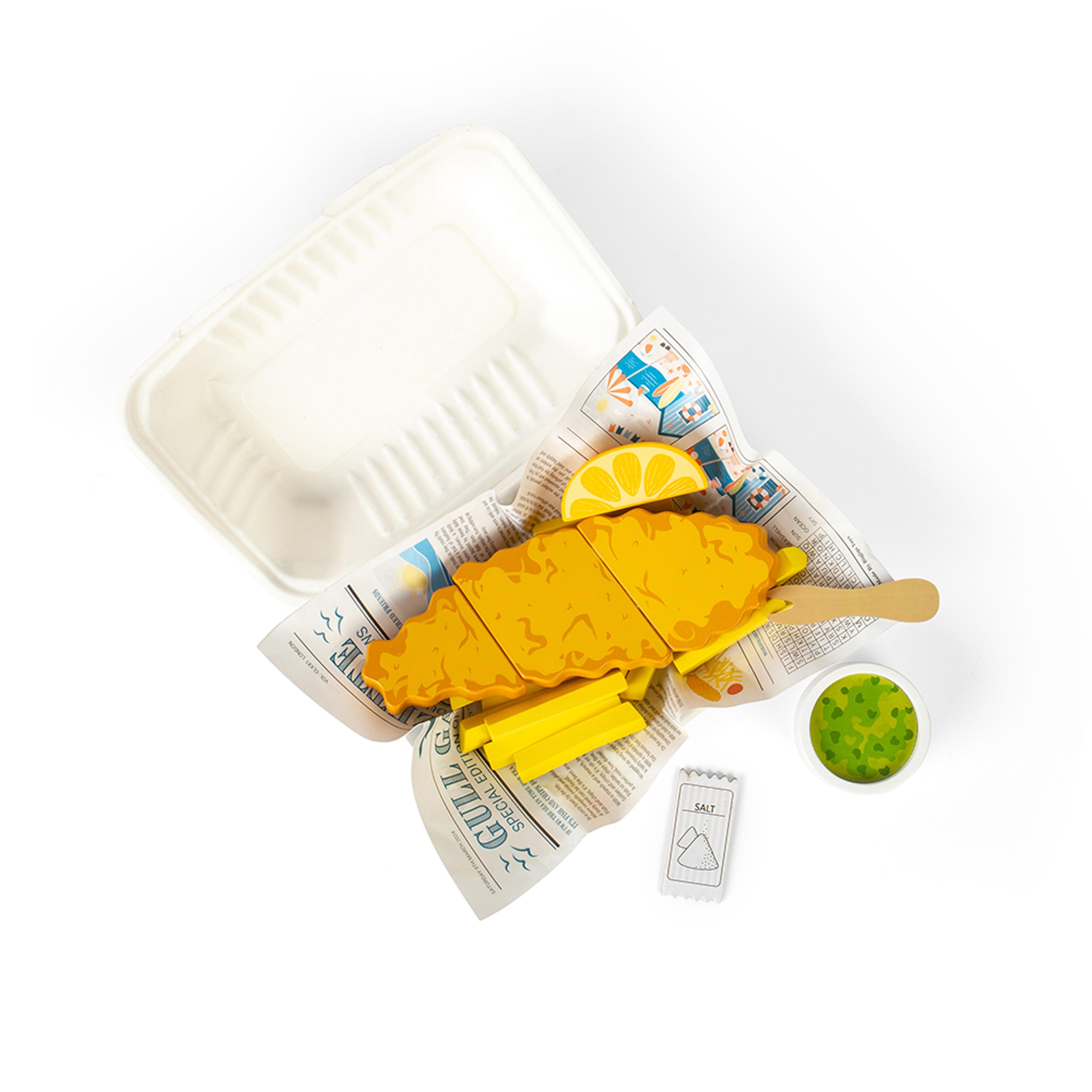 BIGJIGS Toys Fish and Chips