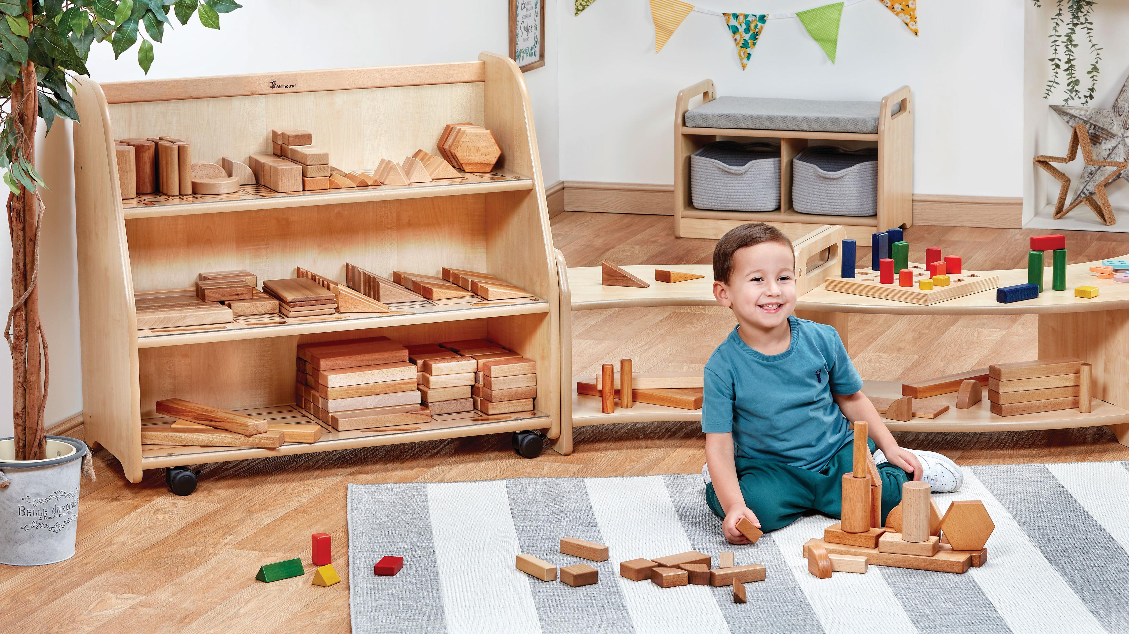Millhouse STEM Block Set with Storage Unit and Organiser