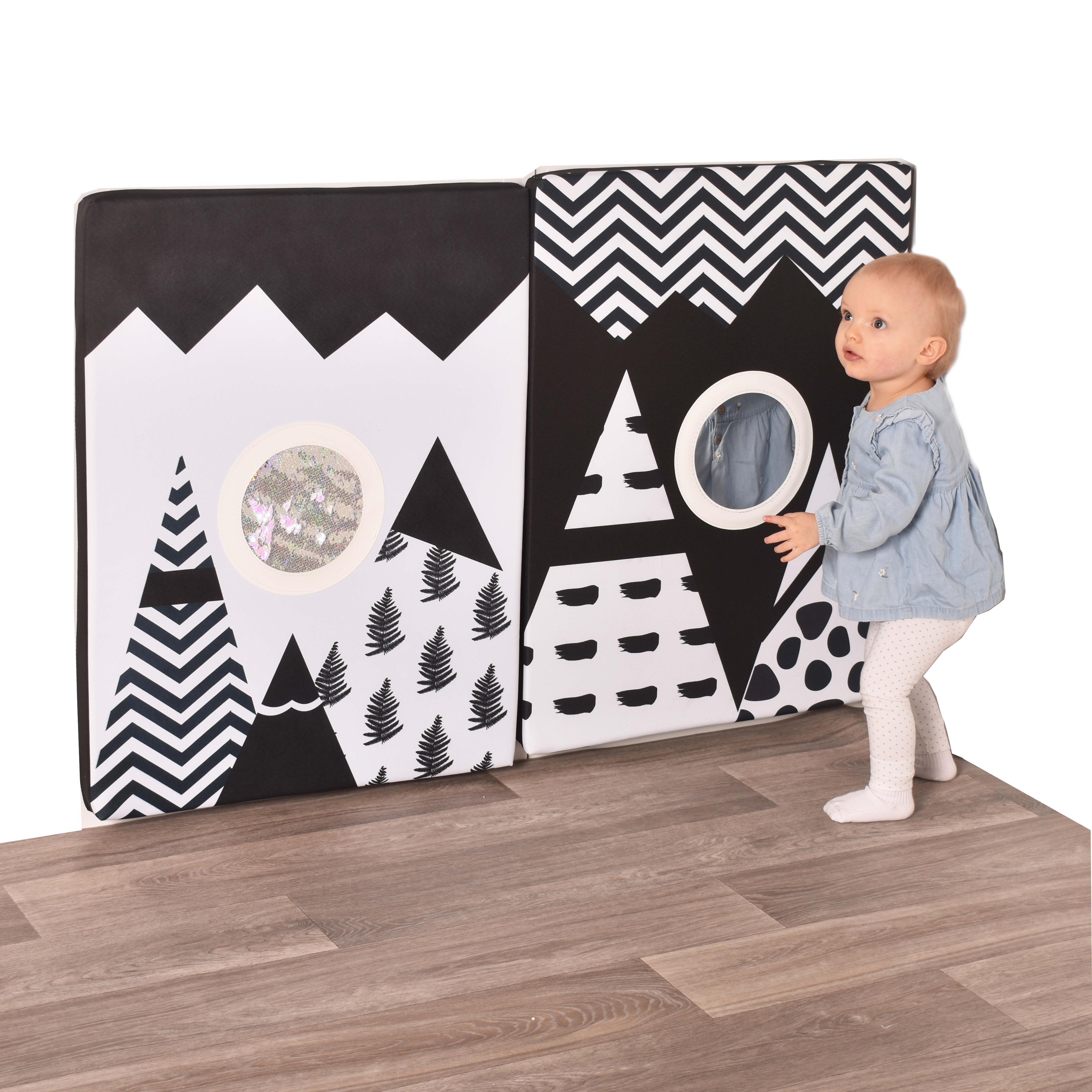 Black and White Wall Pads from Hope Education - Pack of 2