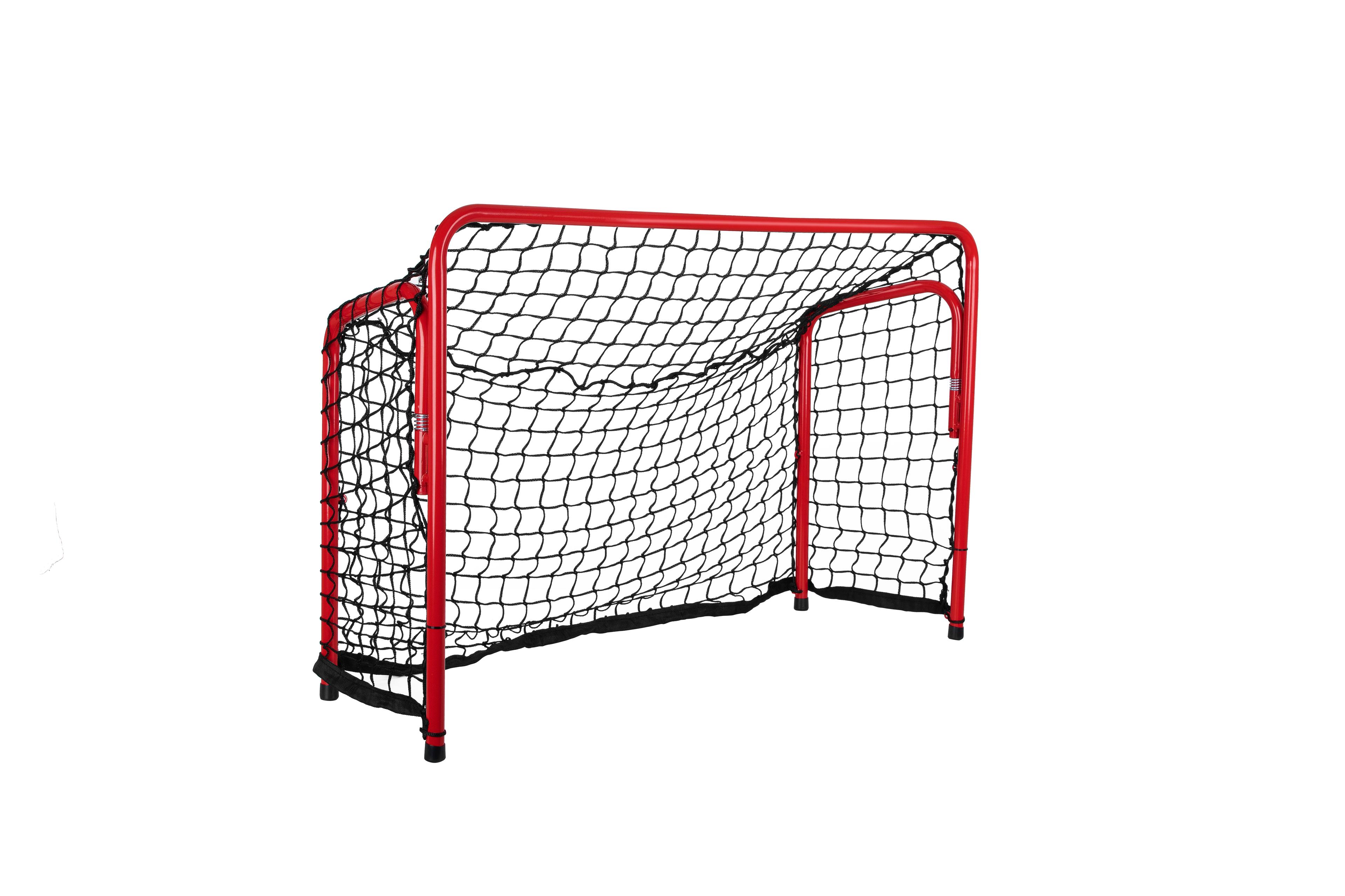 Eurohoc Folding Floorball Goal - Red - 95x62cm - Pair
