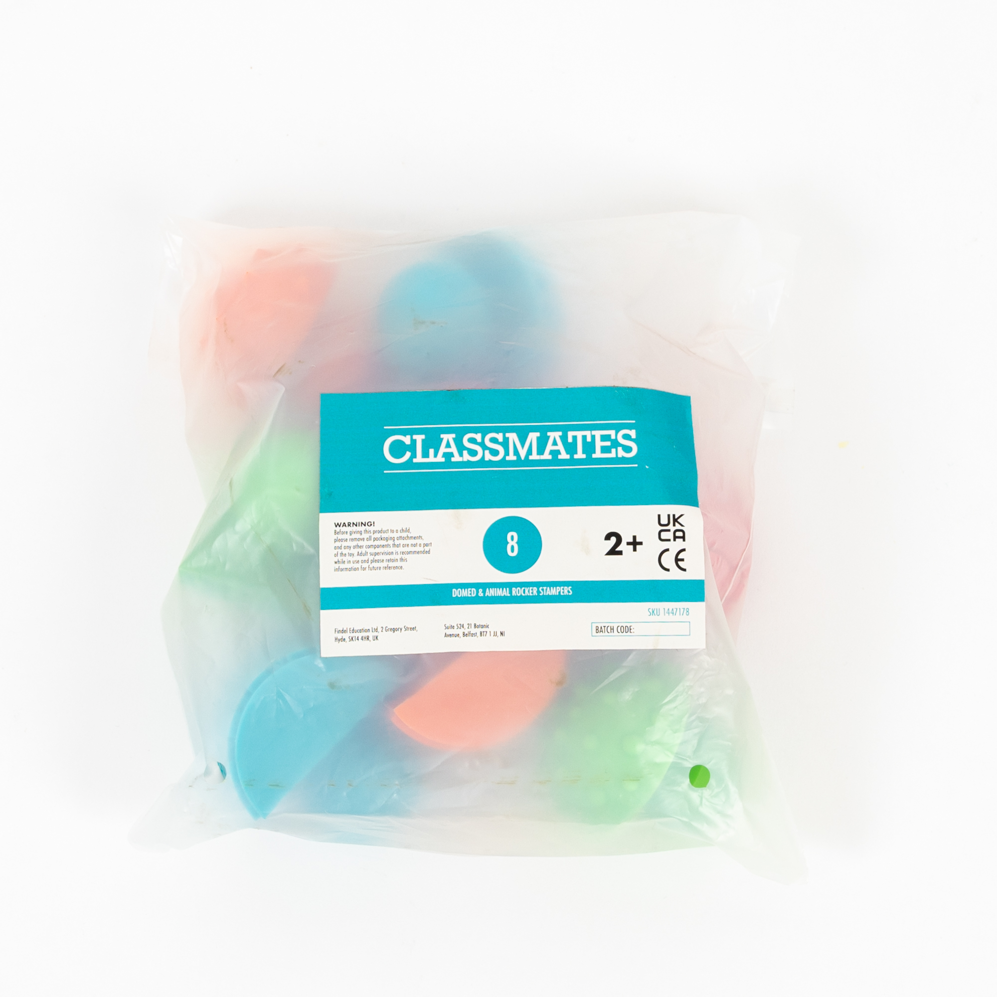 CM Domed and Animal Rocker Stamp Pk8