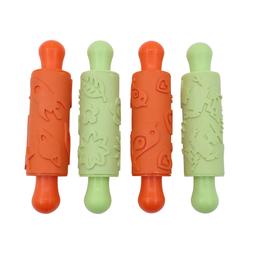 Classmates Retro Rubber Rolling Pins - Pack of 4