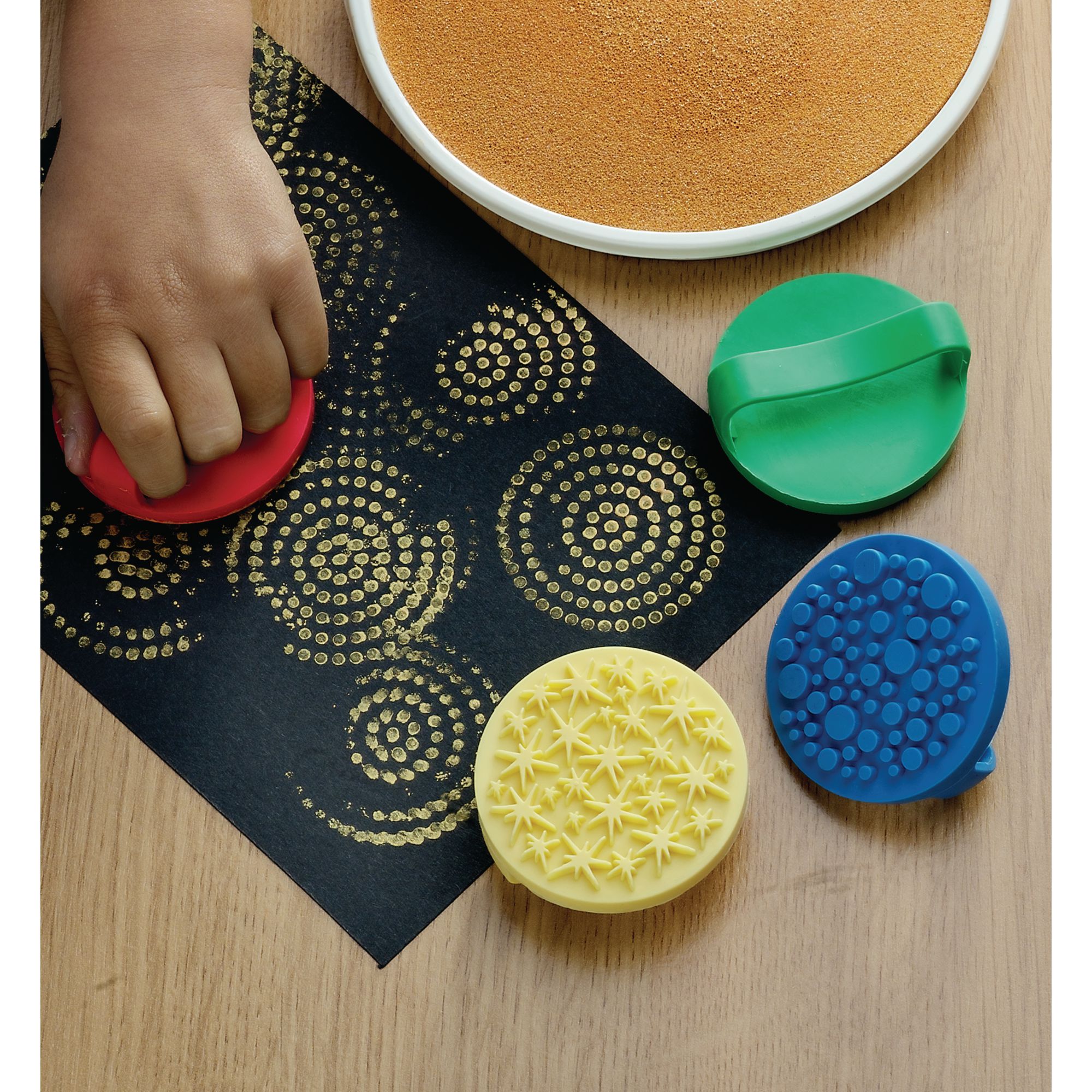 Classmates Rubber Palm Printers - Pk4