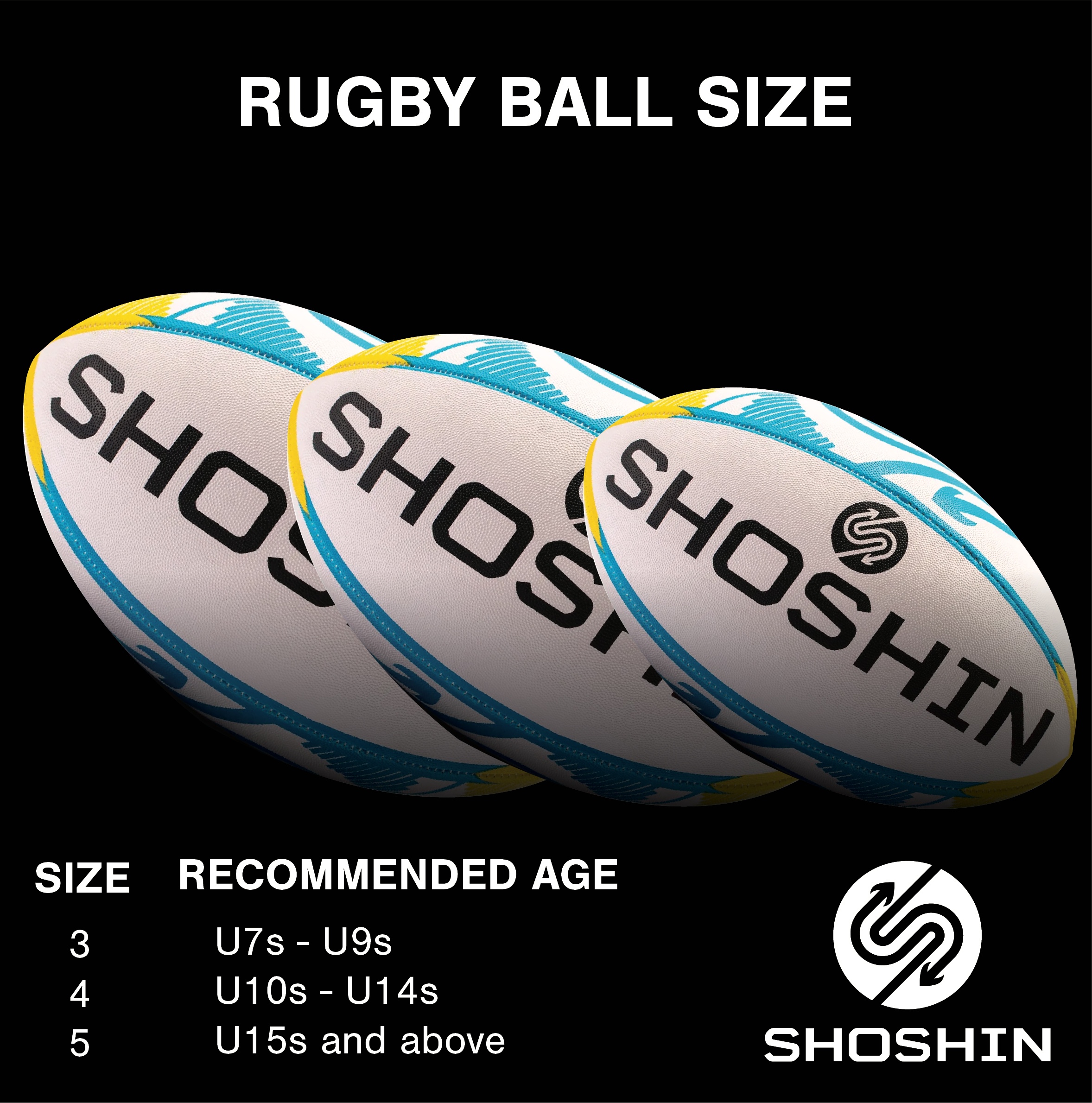 SHOSHIN Match Rugby Ball-WHTBLU-4