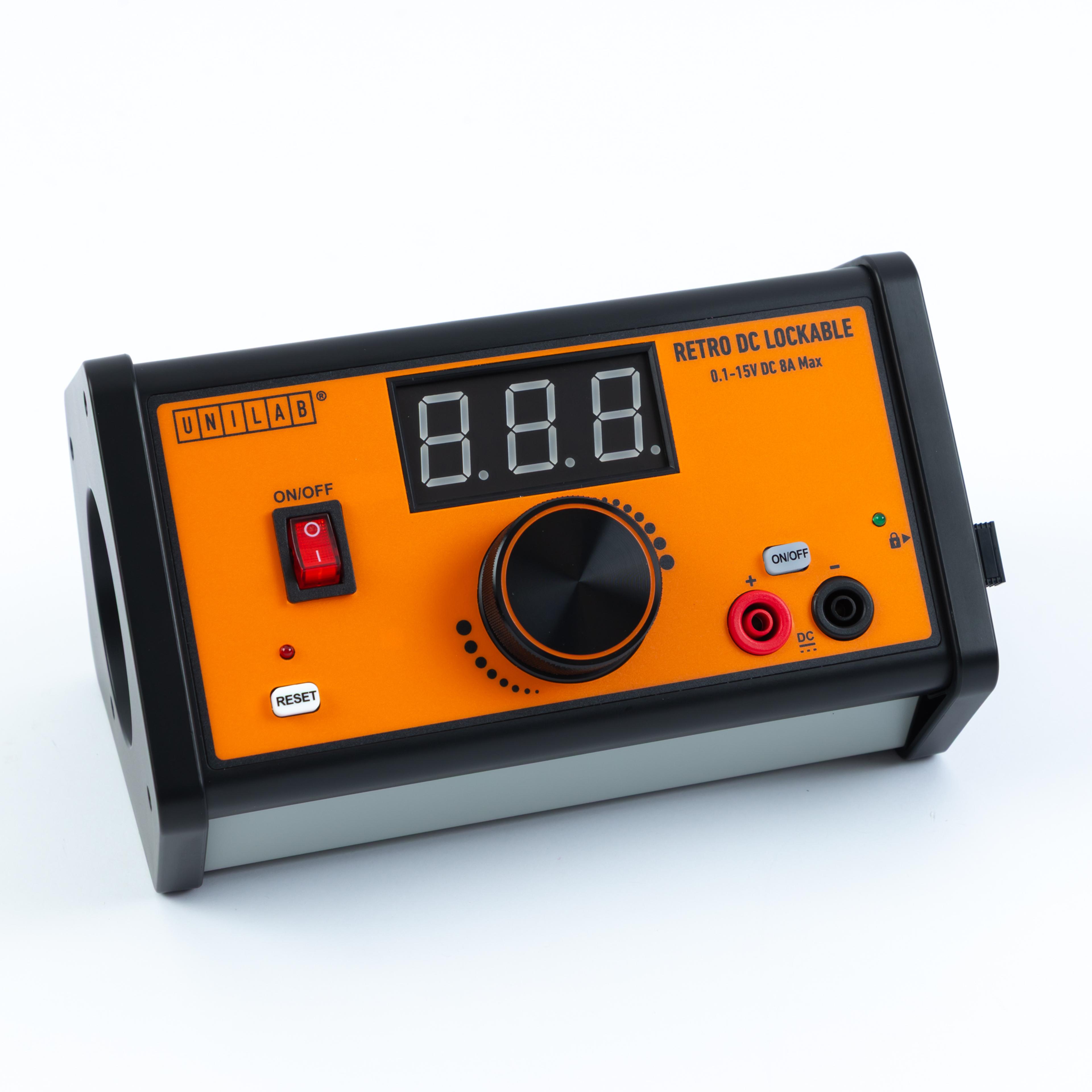 UNILAB Retro DC Lockable Power Unit (0-15V,8A) 