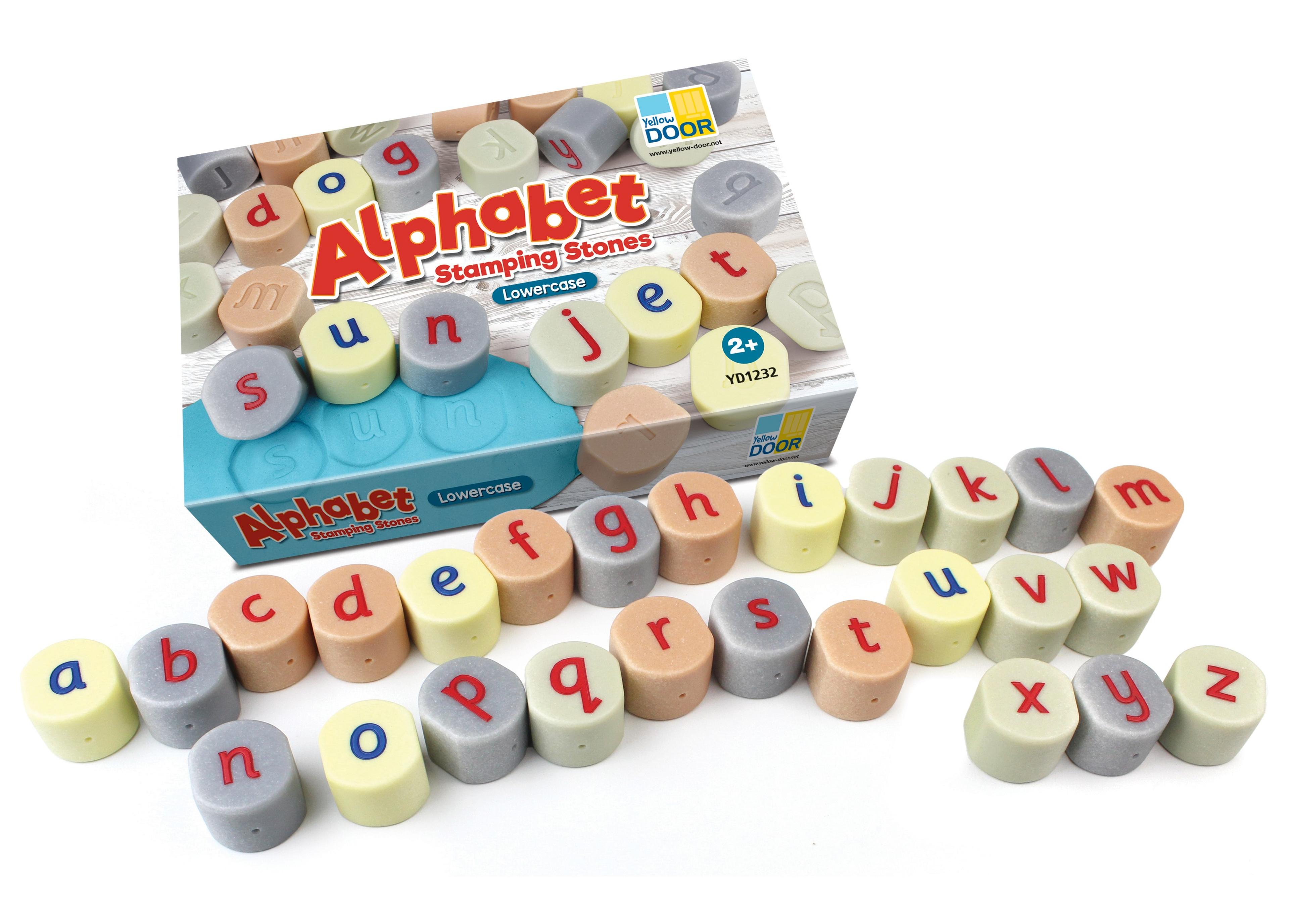 Yellow Door Lowercase Alphabet Stamping Stones