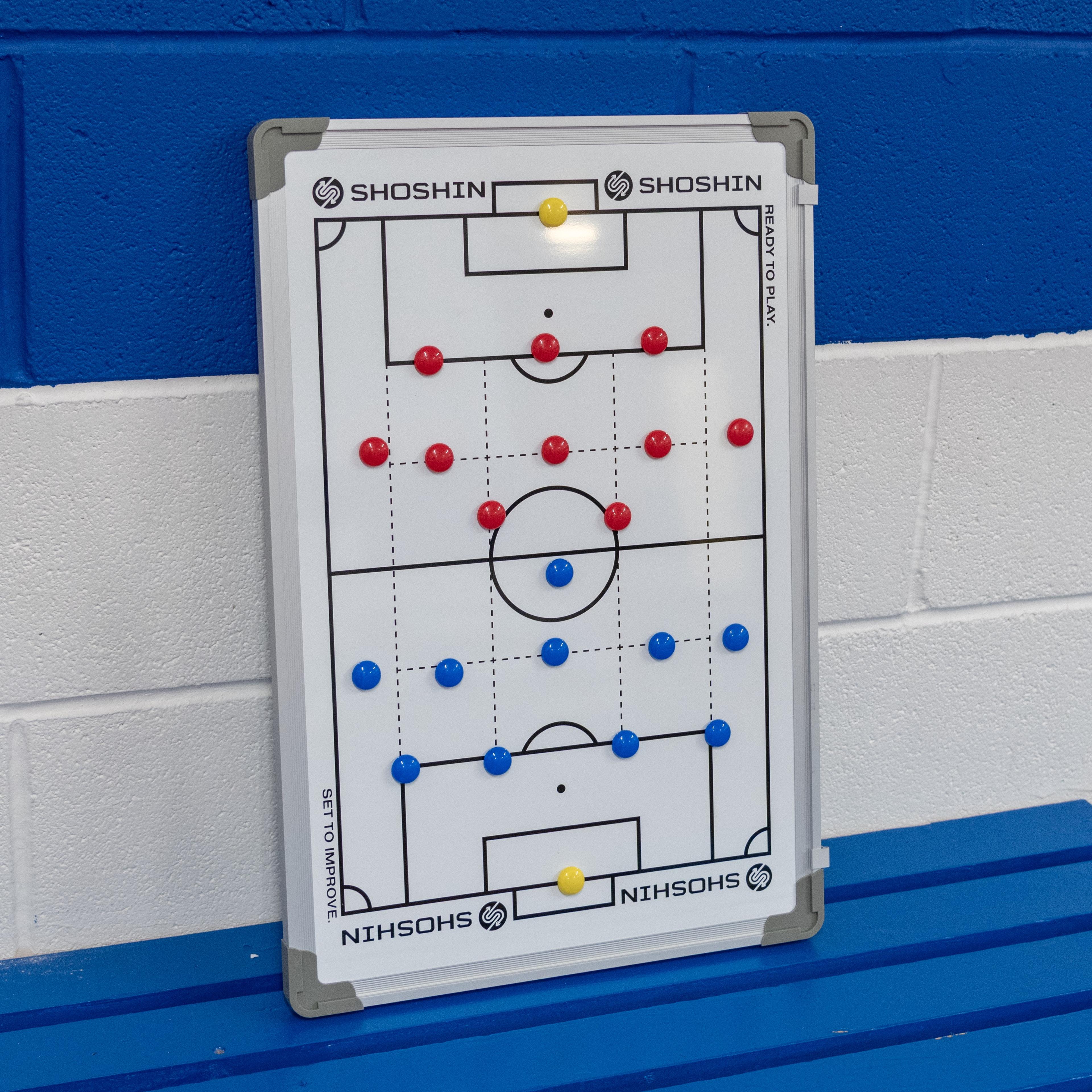 SHOSHIN Football Tactics Board - White - 60 x 45cm