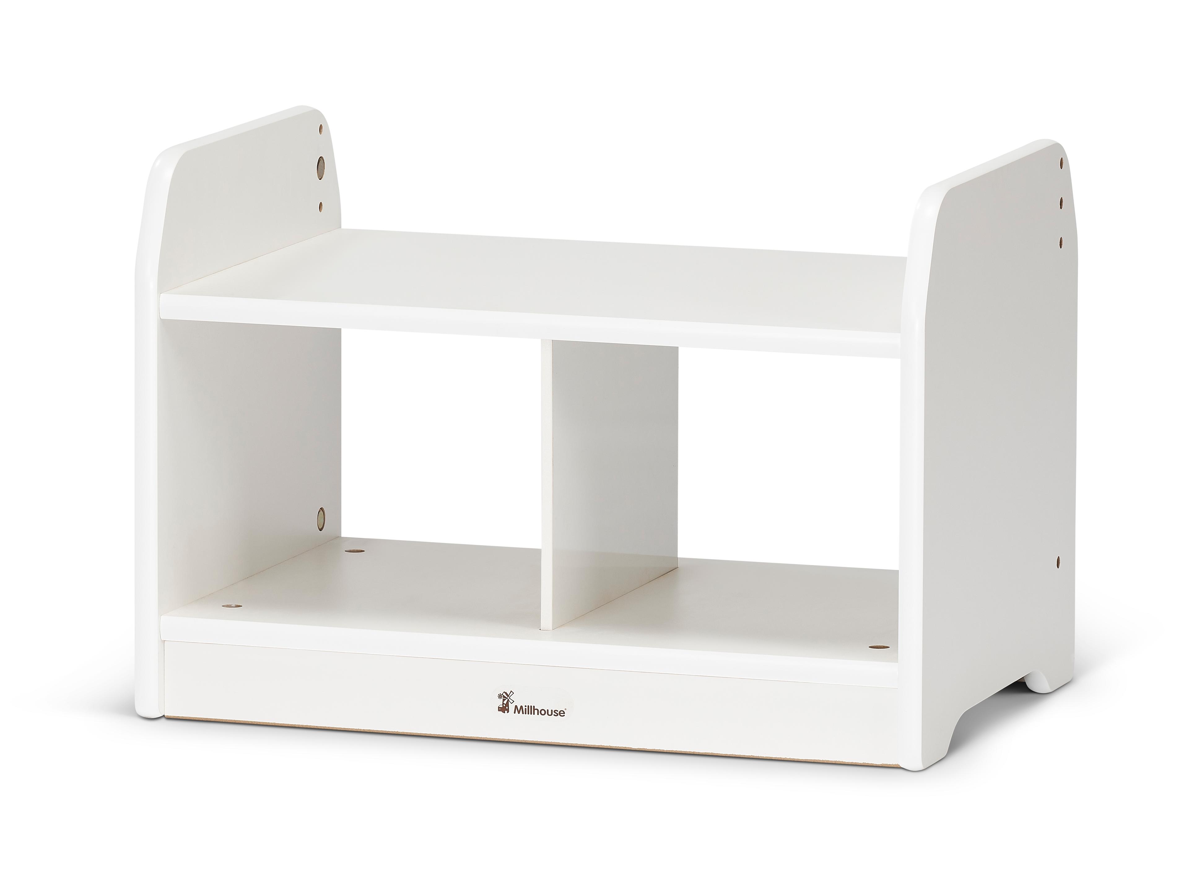 Millhouse White Compact Low Storage Unit 