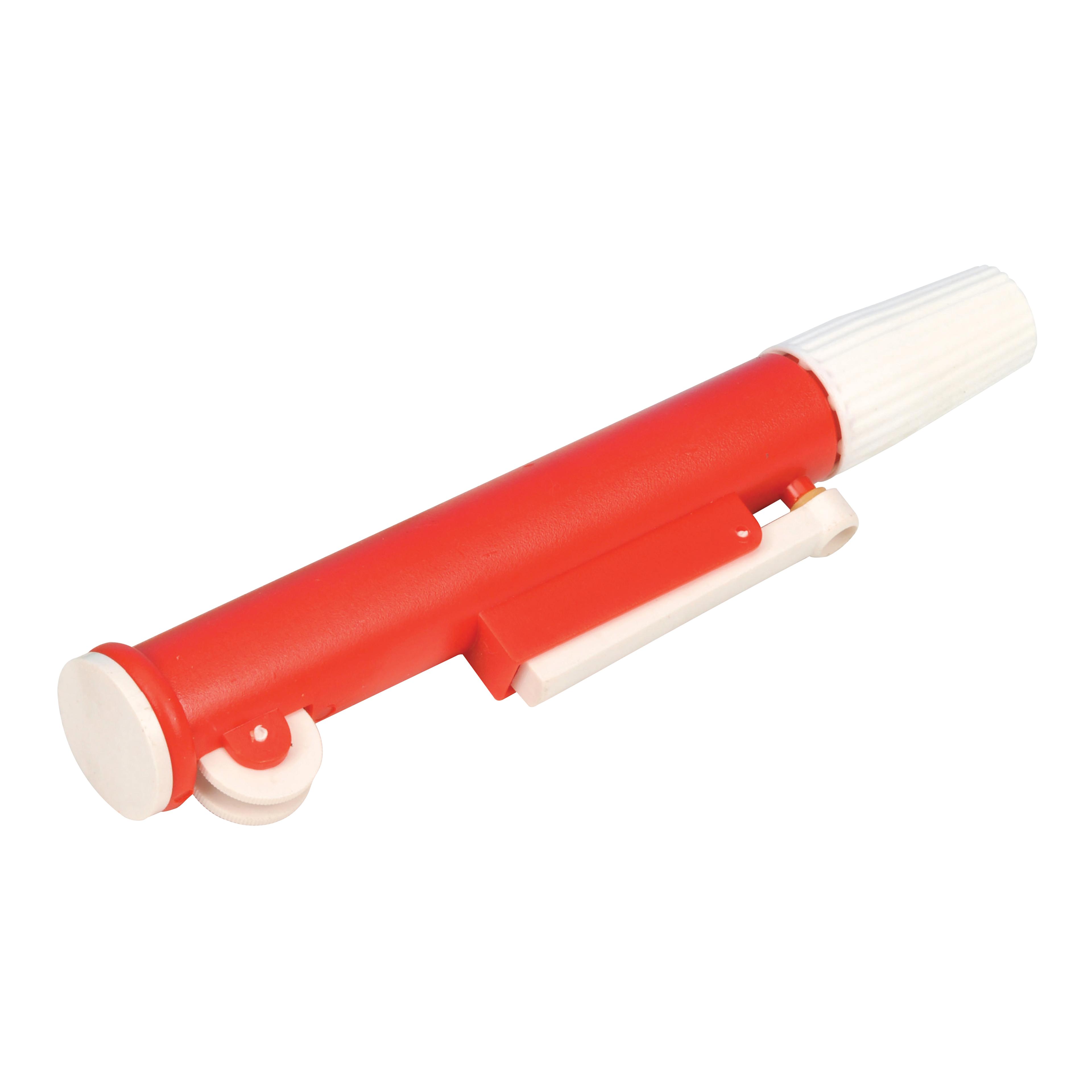 Pipette Filler - Thumb Wheel Type - Red - 25ml