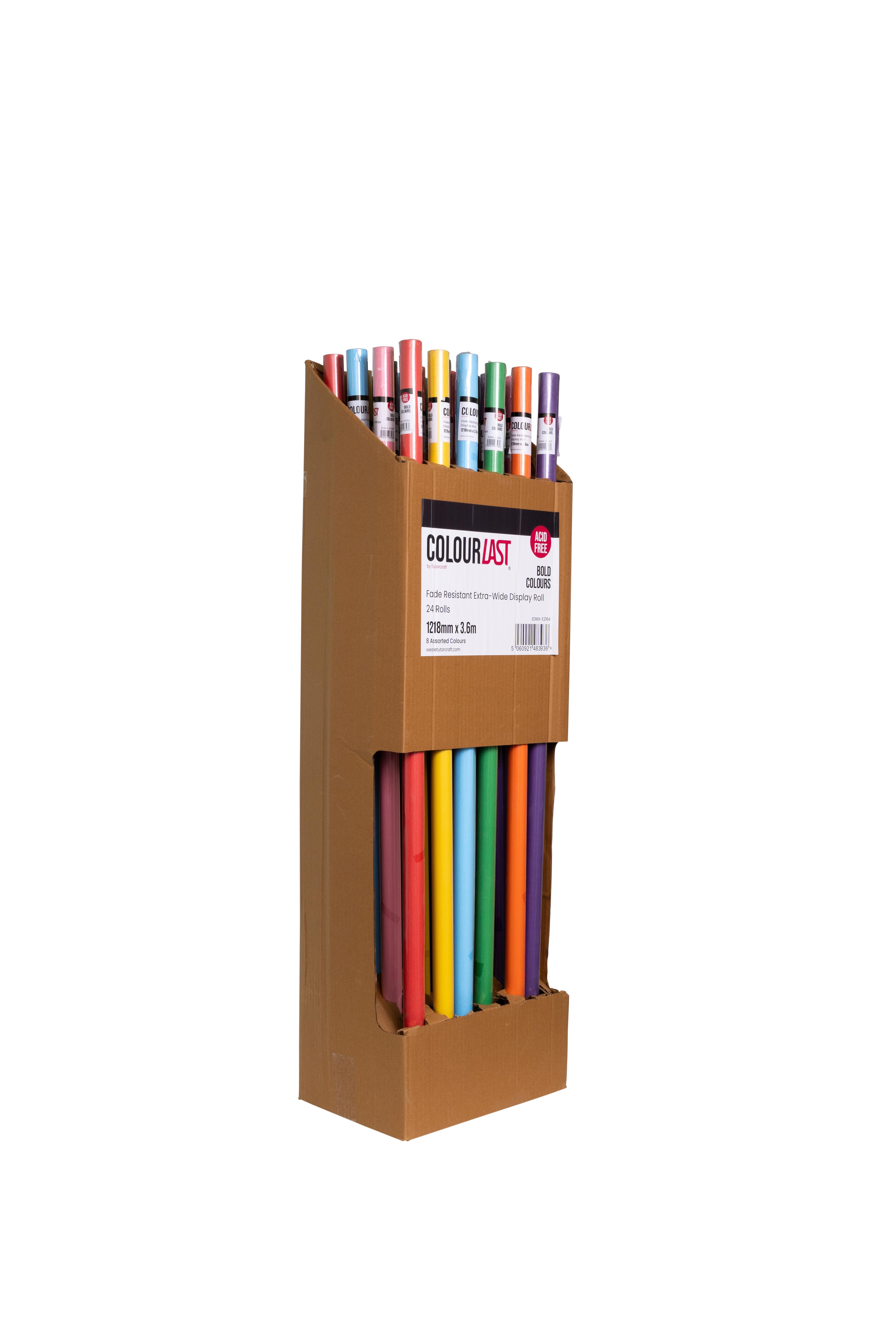 Colourlast Assorted Roll Stockroom Assortment - Pack of 24
