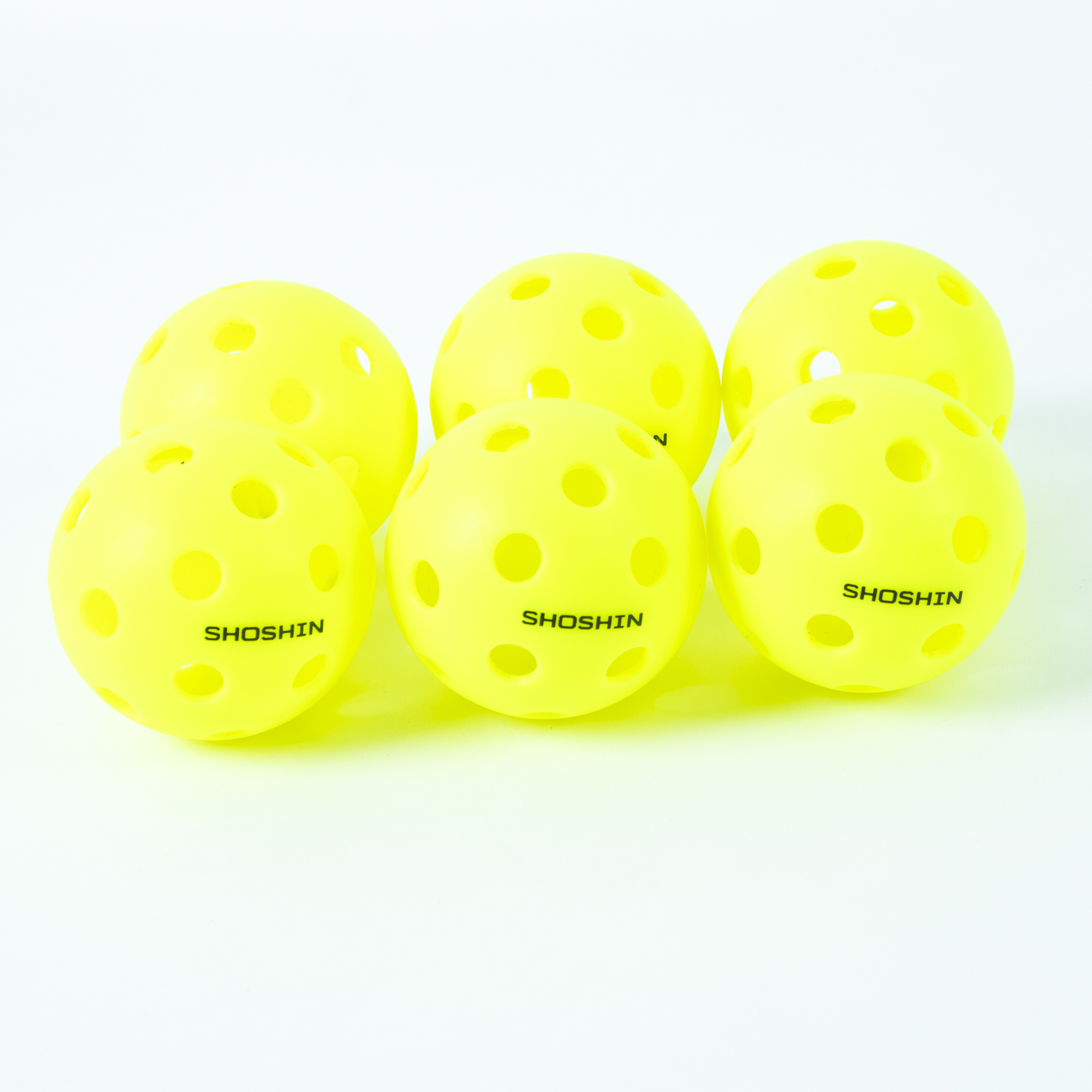 SHOSHIN Indoor Pickleballs - Pack of 6